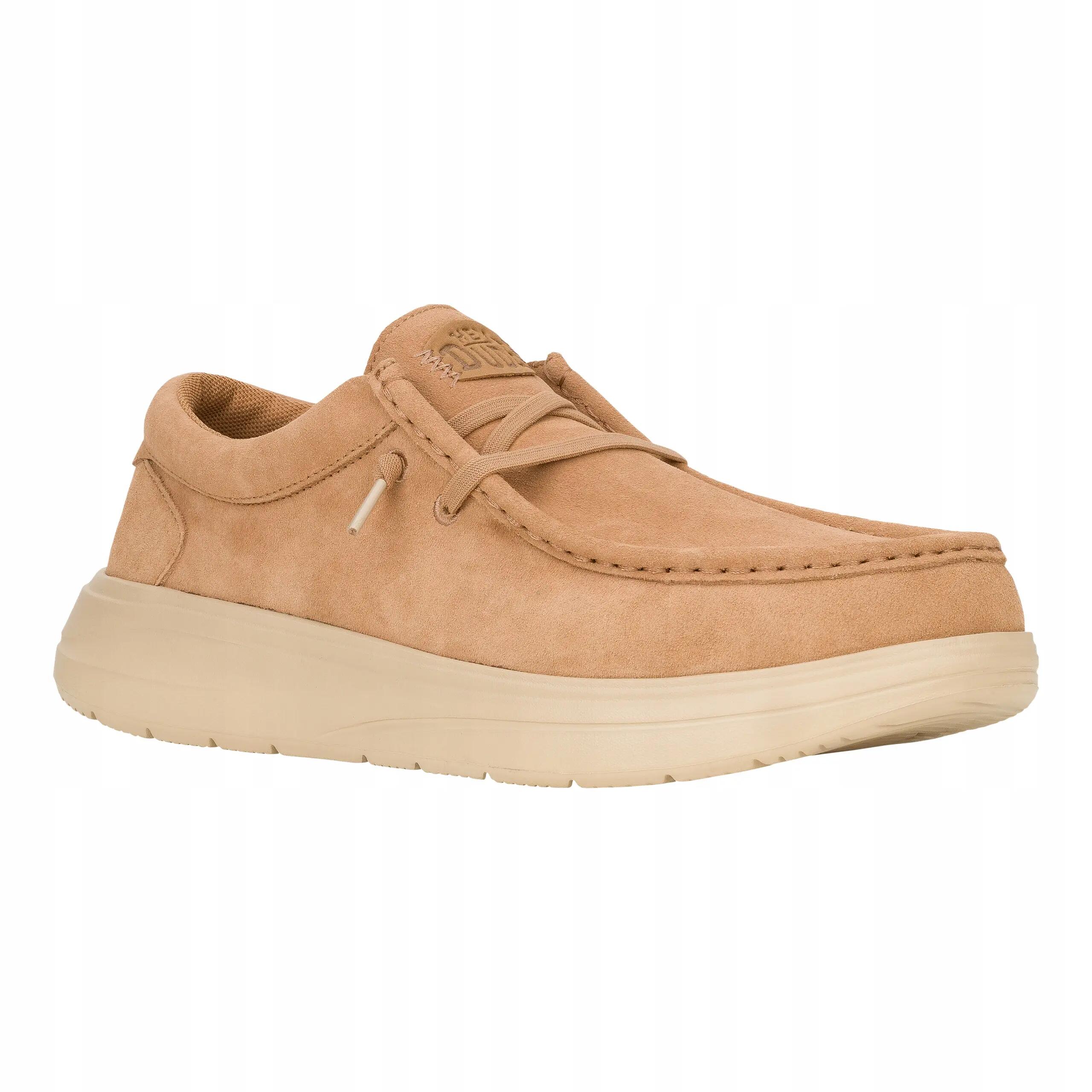 HeyDude Męskie Buty Mokasyny Wsuwane Zamszowe Wally X Sudee 46 5/6
