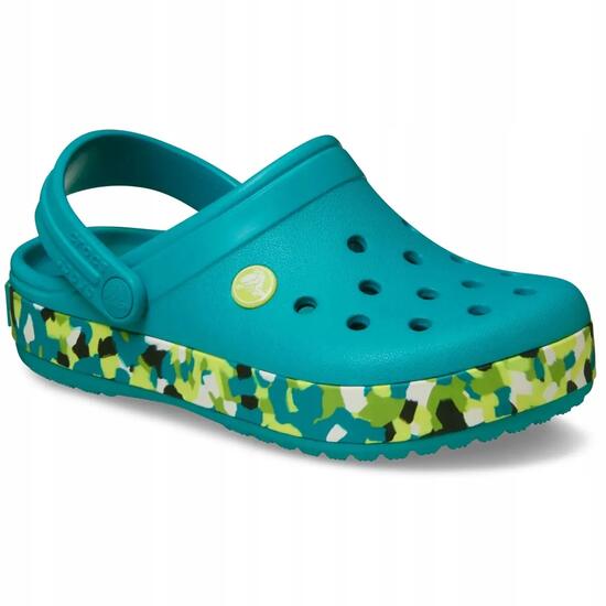Klapki dziecięce Crocs Crockband Glow Confetti Band