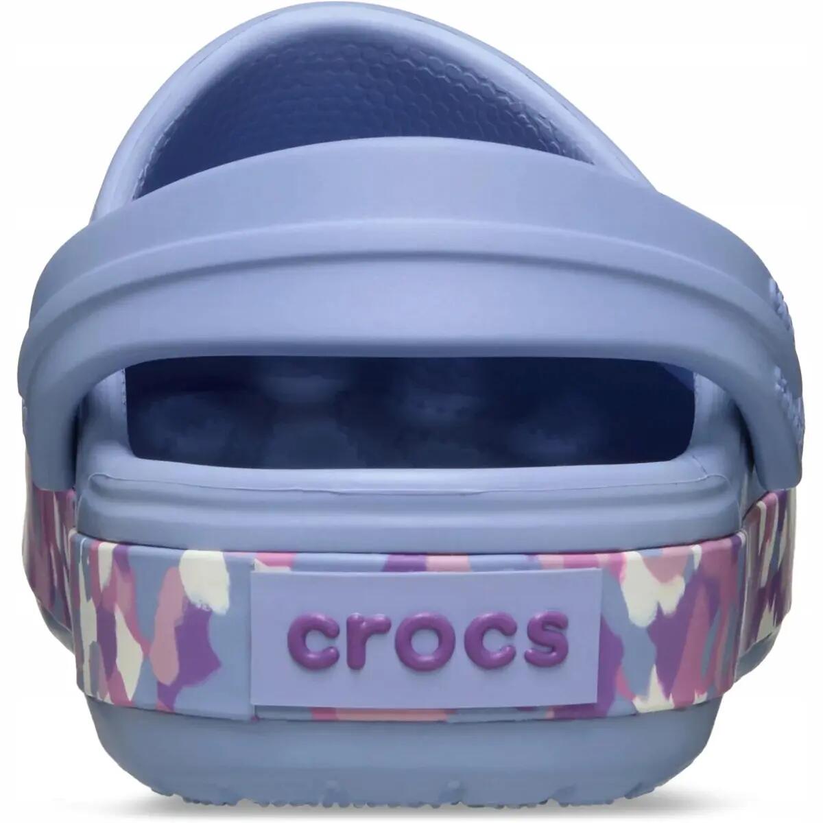 Klapki dziecięce Crocs Crockband Glow Confetti Band 5/12