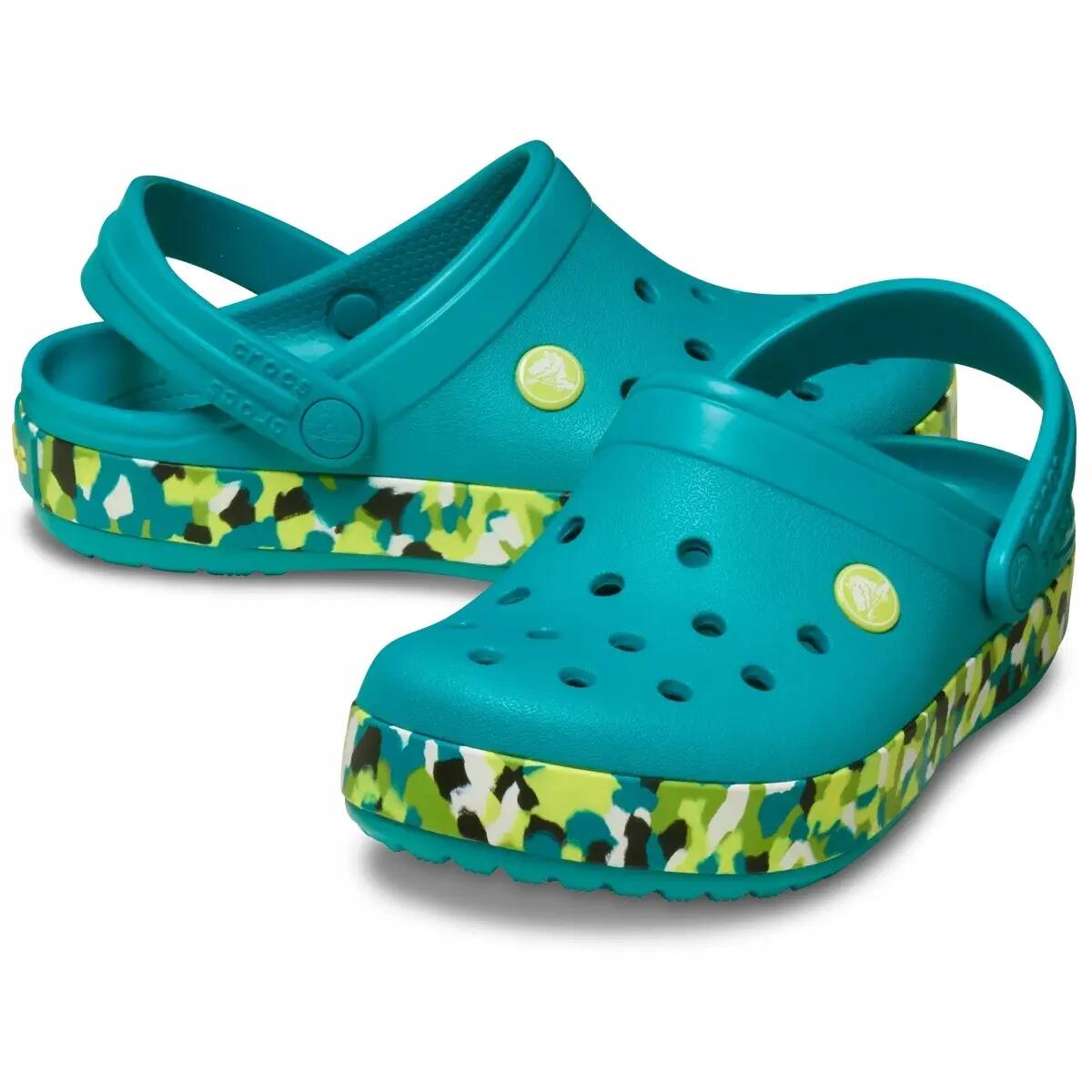 Crocs Gyerekklumpa Crocband Glow Confetti Band Clog 2/12