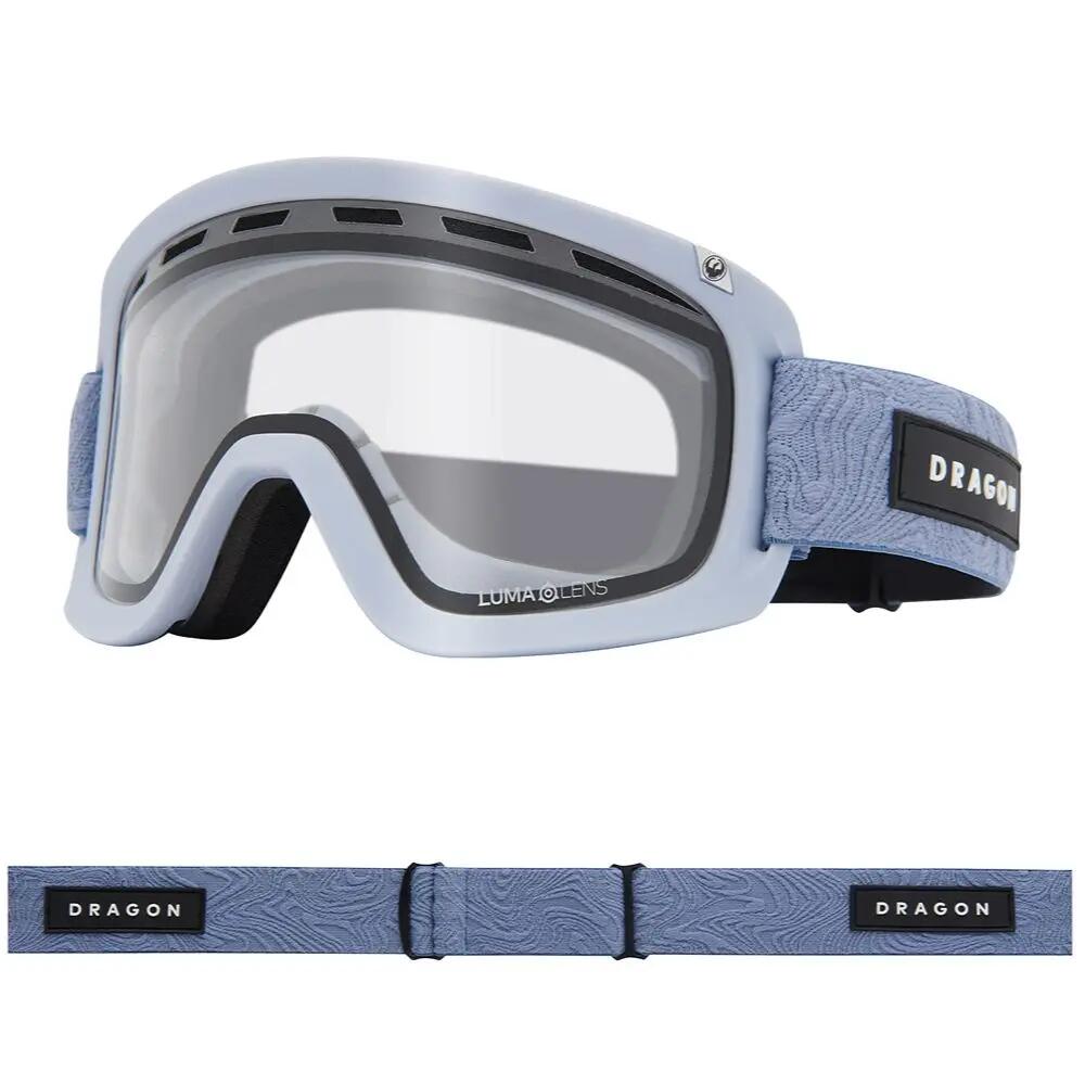 D1 OTG Lunettes De Ski Unisexes - Steel Blue/LL Silver Ionized & LL Clear 5/6
