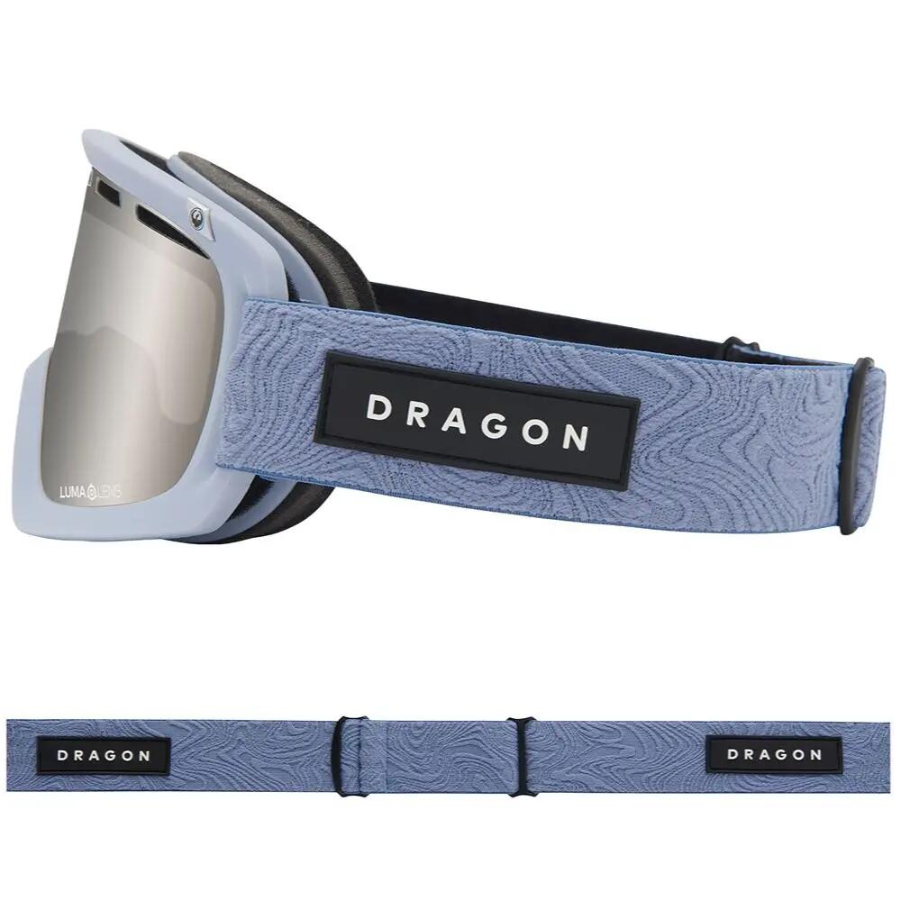 D1 OTG Lunettes De Ski Unisexes - Steel Blue/LL Silver Ionized & LL Clear 3/6
