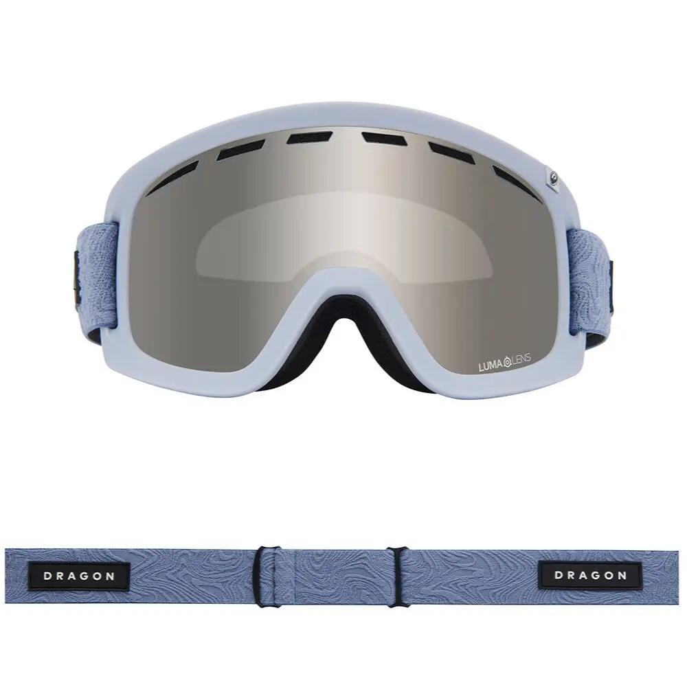 D1 OTG Lunettes De Ski Unisexes - Steel Blue/LL Silver Ionized & LL Clear 2/6