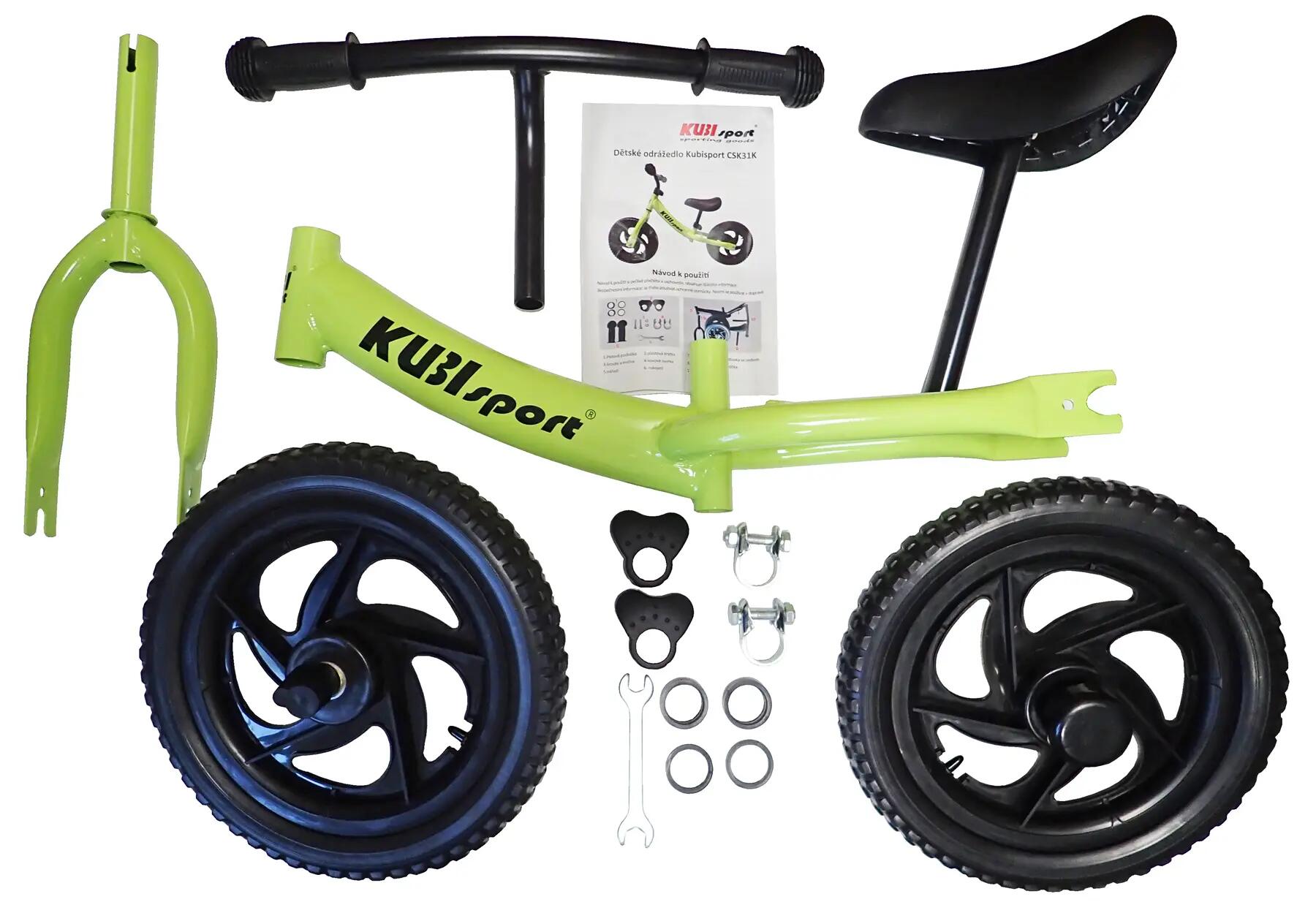 Rower biegowy dla dzieci CSK31K z plastikowymi kołami 12". 2/7