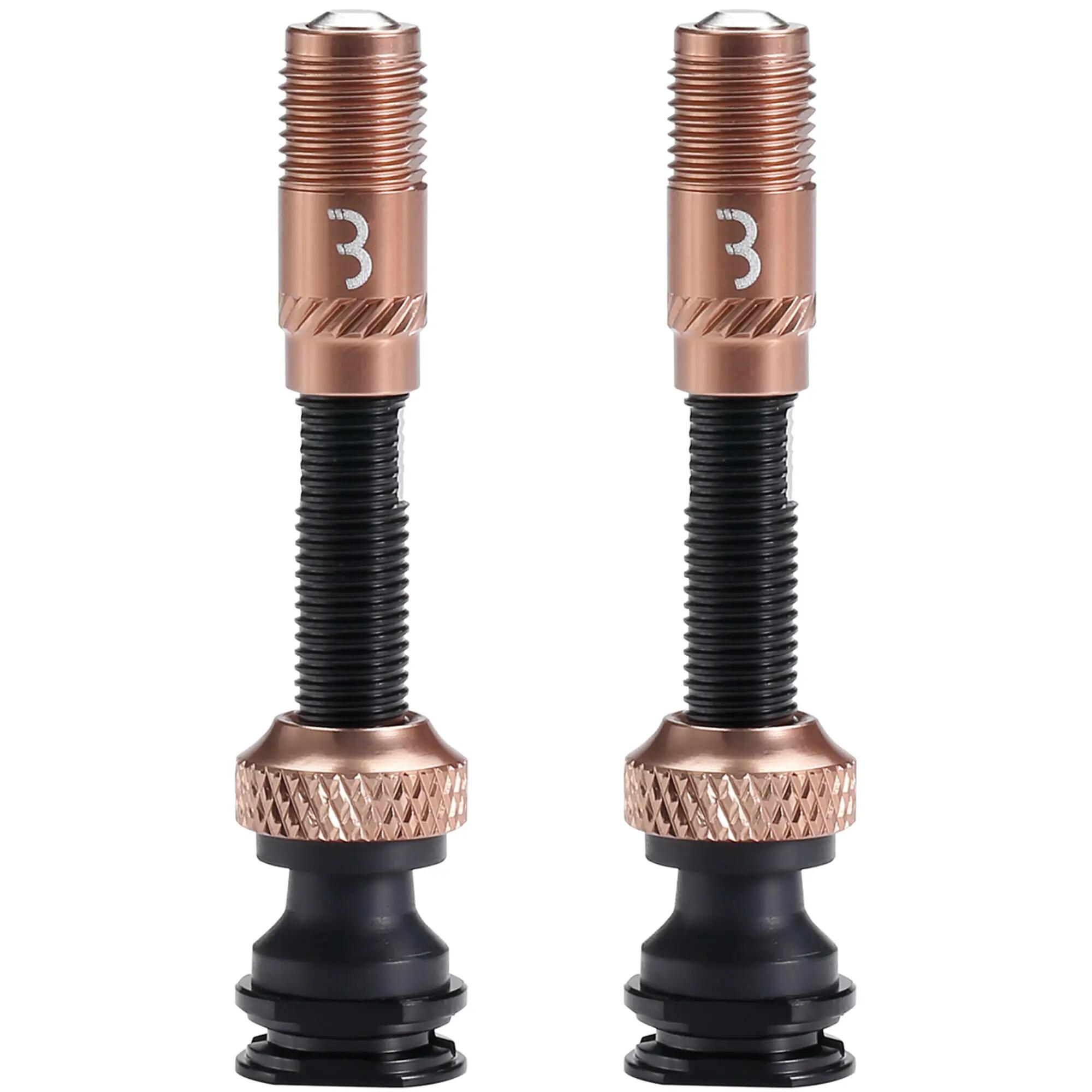 Fahrradventile 300% kein Verstopfen CoreCap AL Valve 60mm Kupfer 2/8