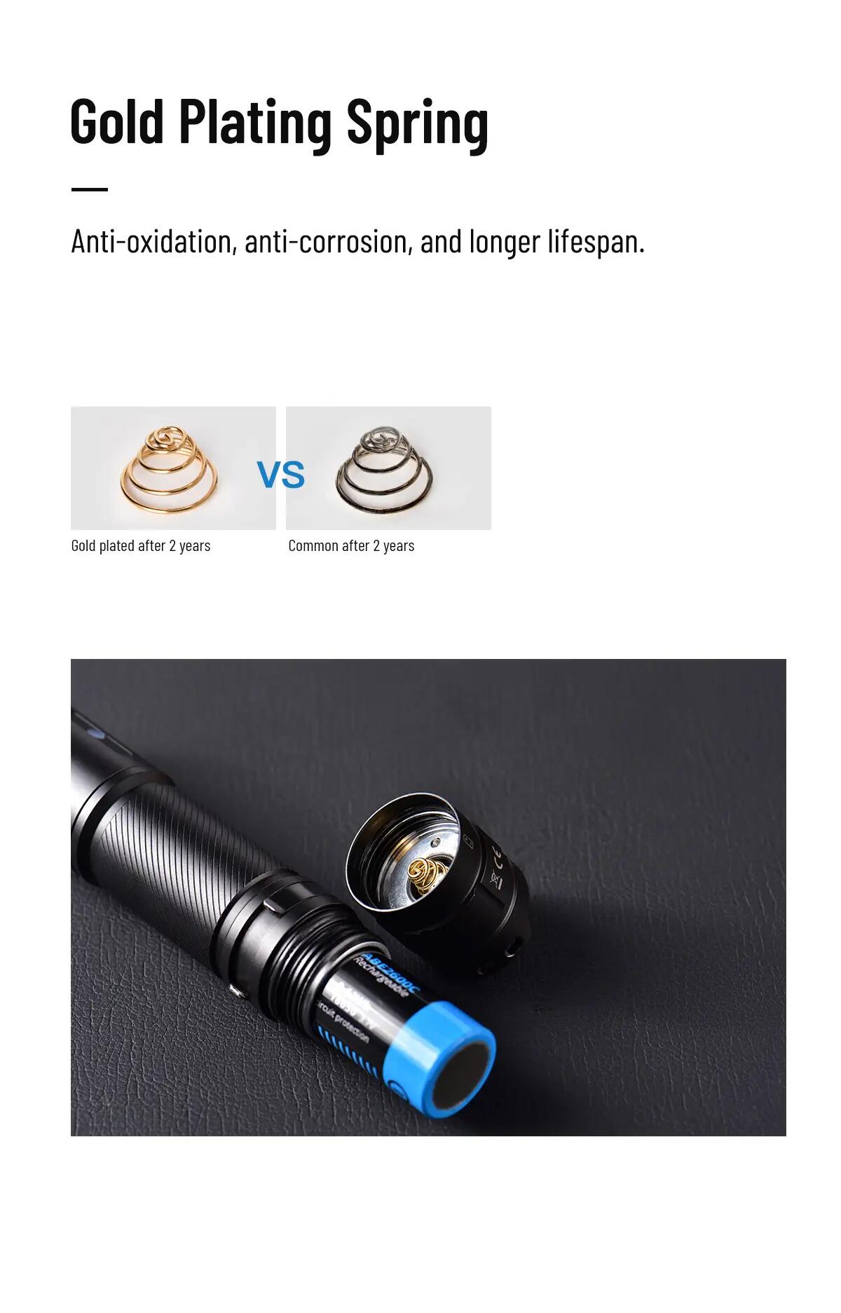 WUBEN C3 LED-Taschenlampe 1200 Lumen, 179 m, IP68 7/10