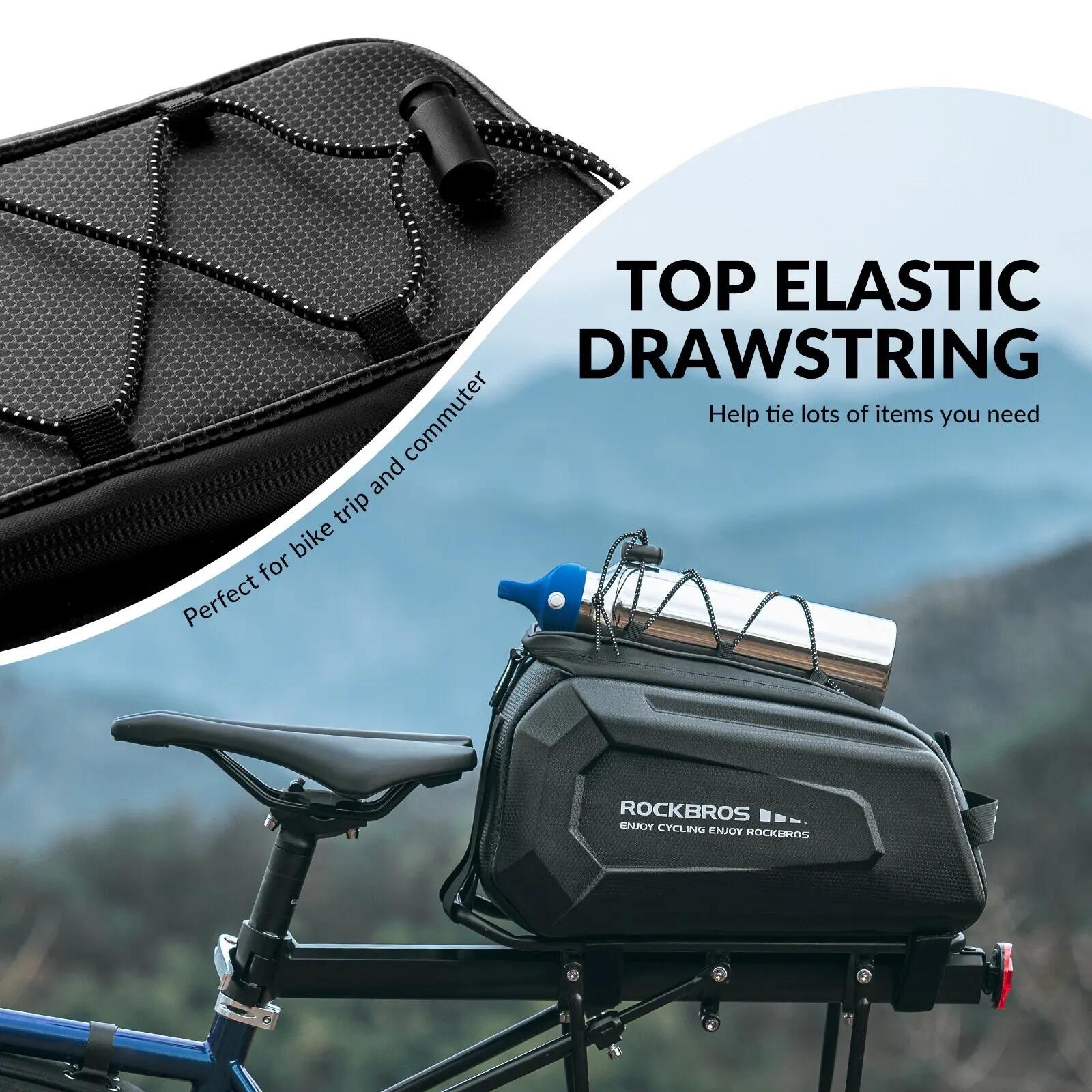 Gepäckträger Hecktasche 9L mit Regenschutz 4/8