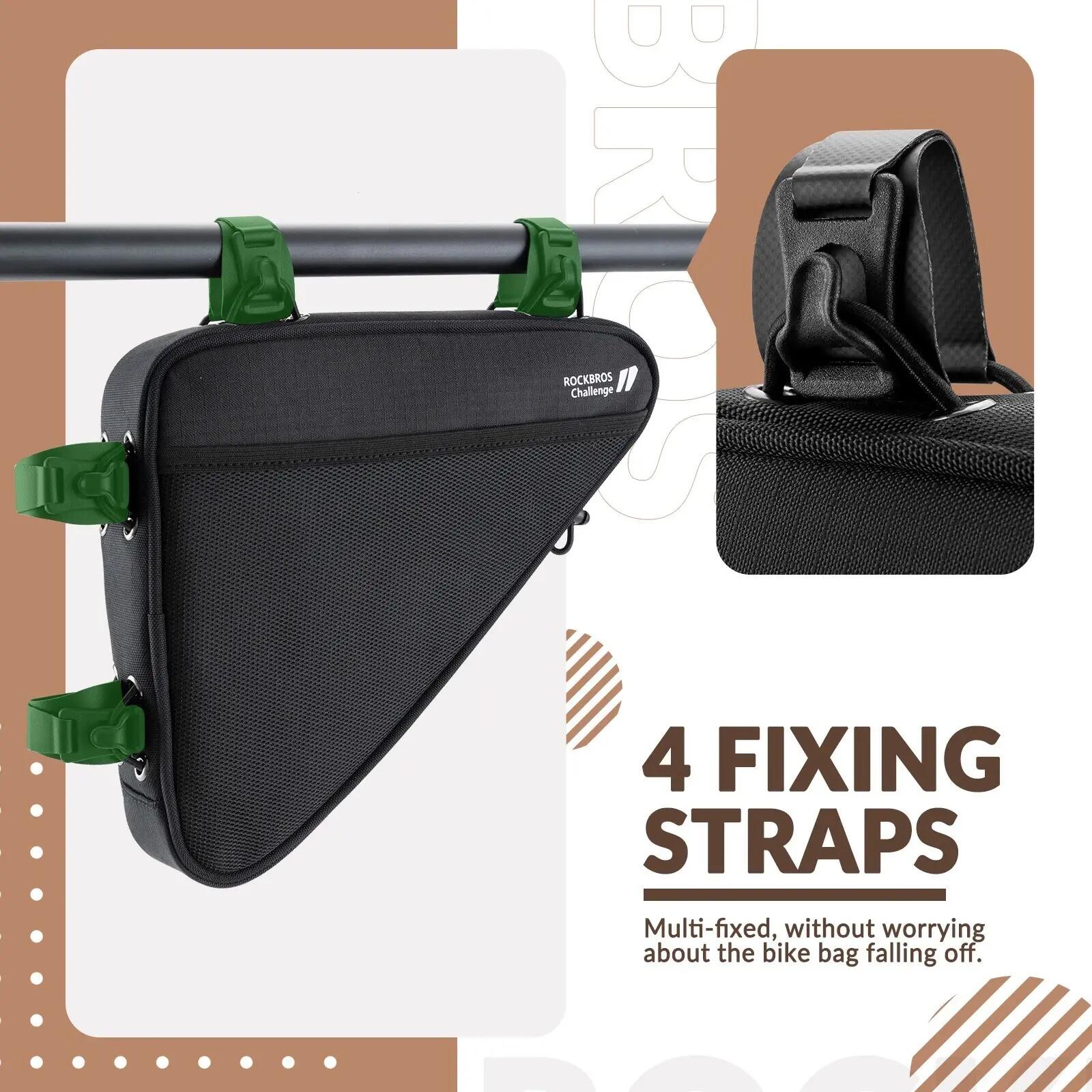 Sacoche de cadre triangulaire 1,5L pour vélo 4/6