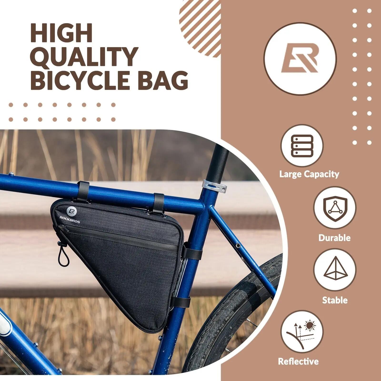 Sacoche de cadre triangulaire 1,5L pour vélo 2/6