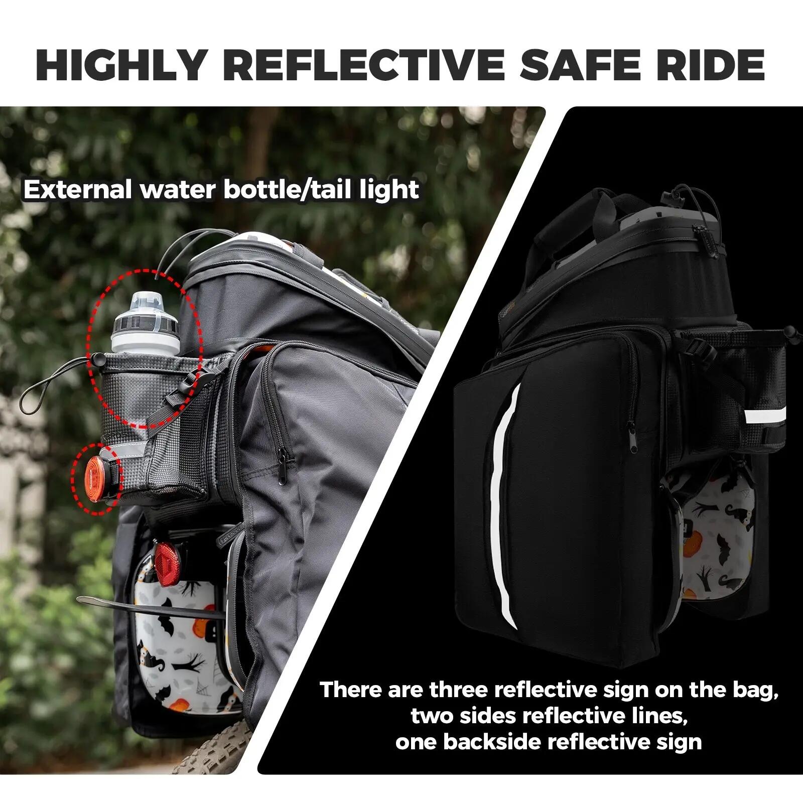 Sacoche de selle extensible 17-35L en coque rigide EVA 5/9