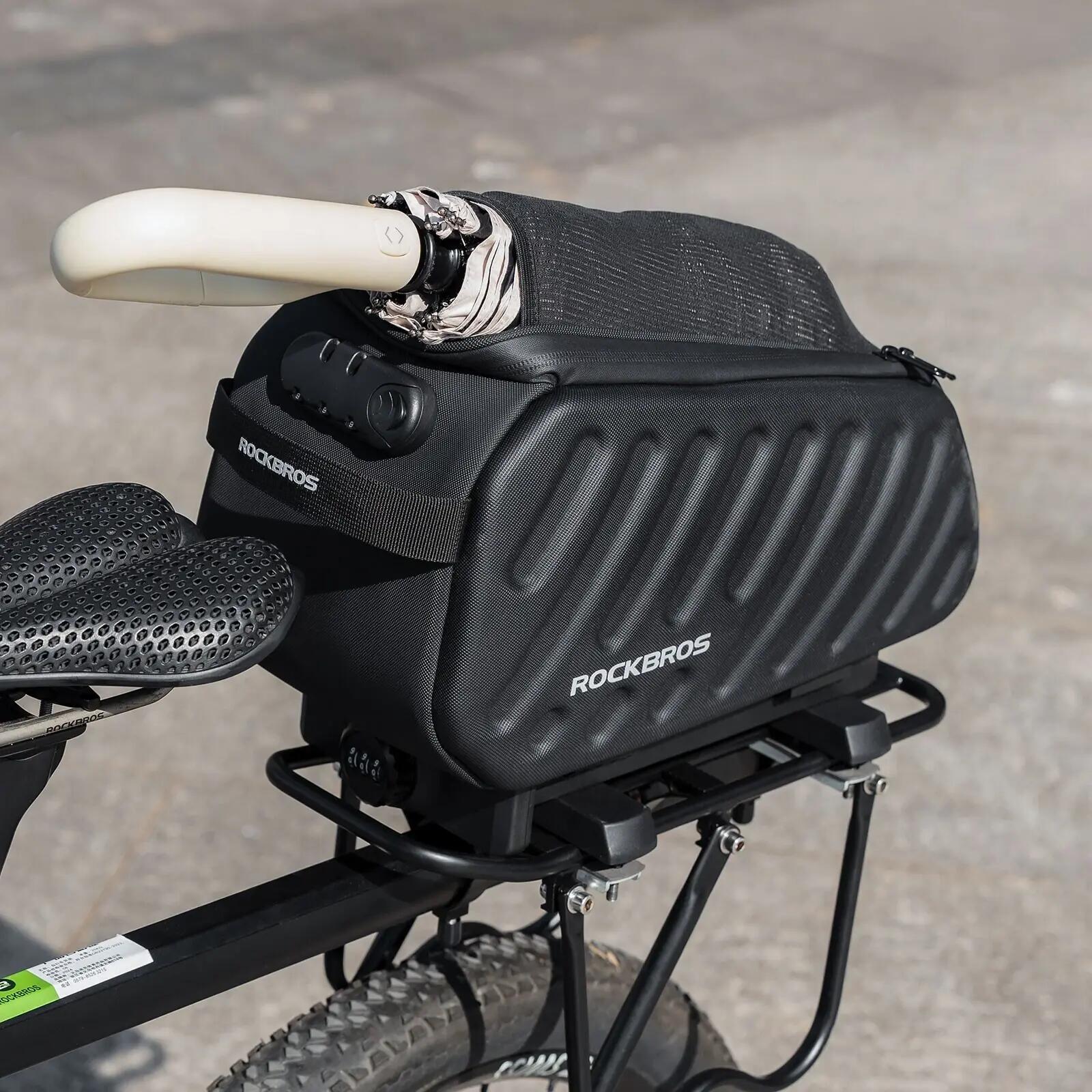 Sacoche de porte-bagages 7,5L avec double cadenas à code 6/7