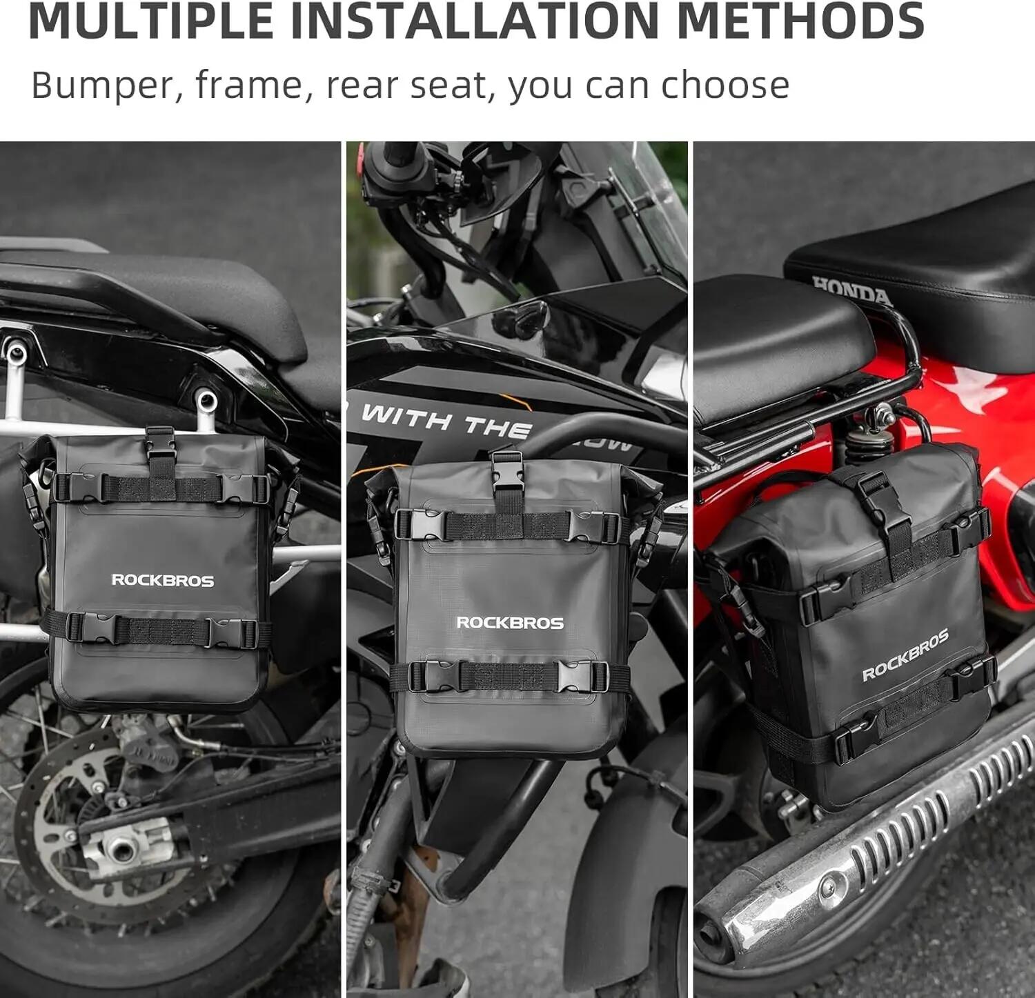 Sacoche latérale moto 100% étanche 5-7L 4/7