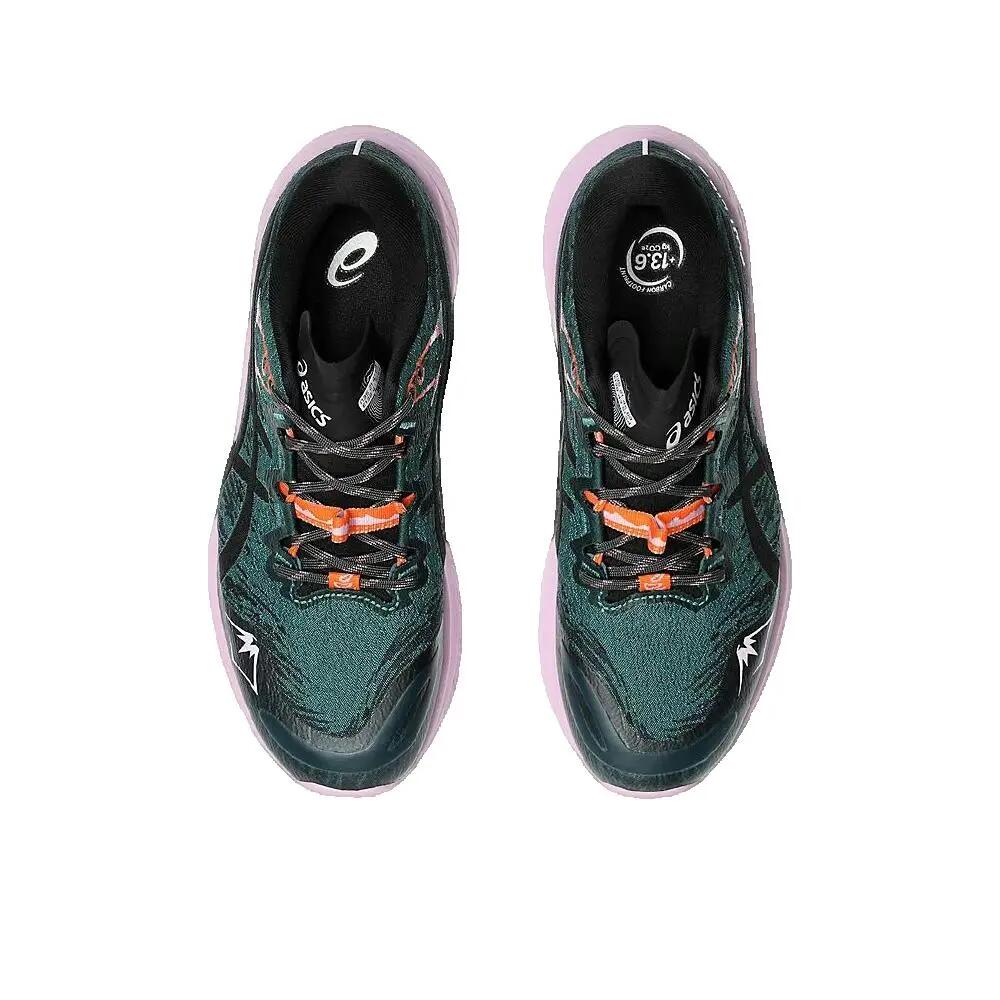 Sapatos de trail ASICS Fuji Lite 5 Verde 2/2