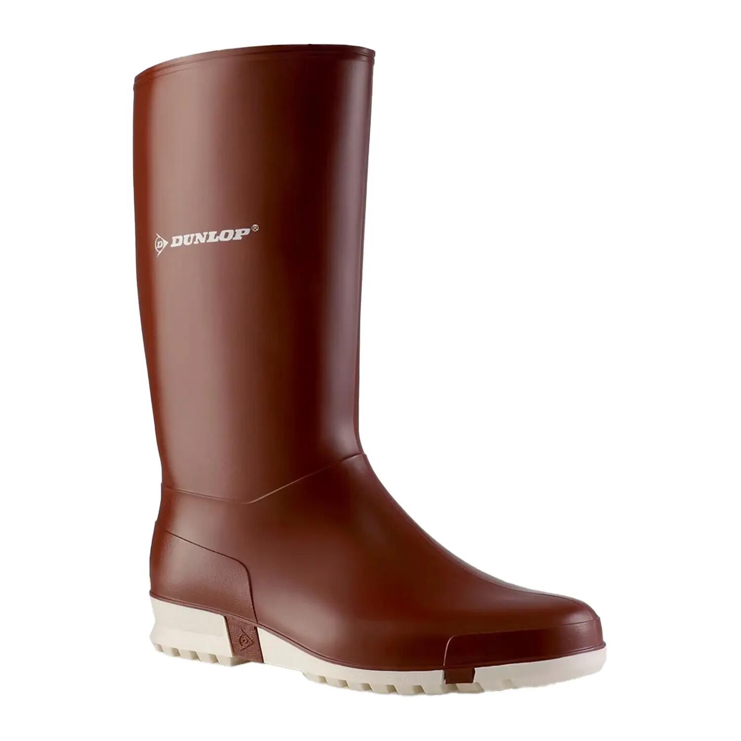 Botas de Agua Diseño Deportivos para Niños/Niñas Burdeos, Blanco 6/7