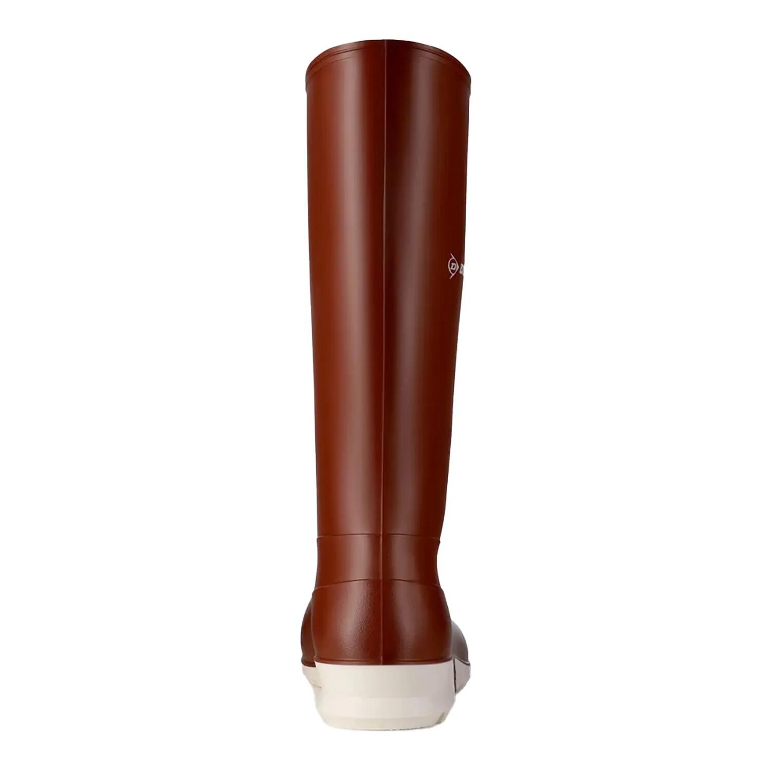 Botas de Agua Diseño Deportivos para Niños/Niñas Burdeos, Blanco 2/7