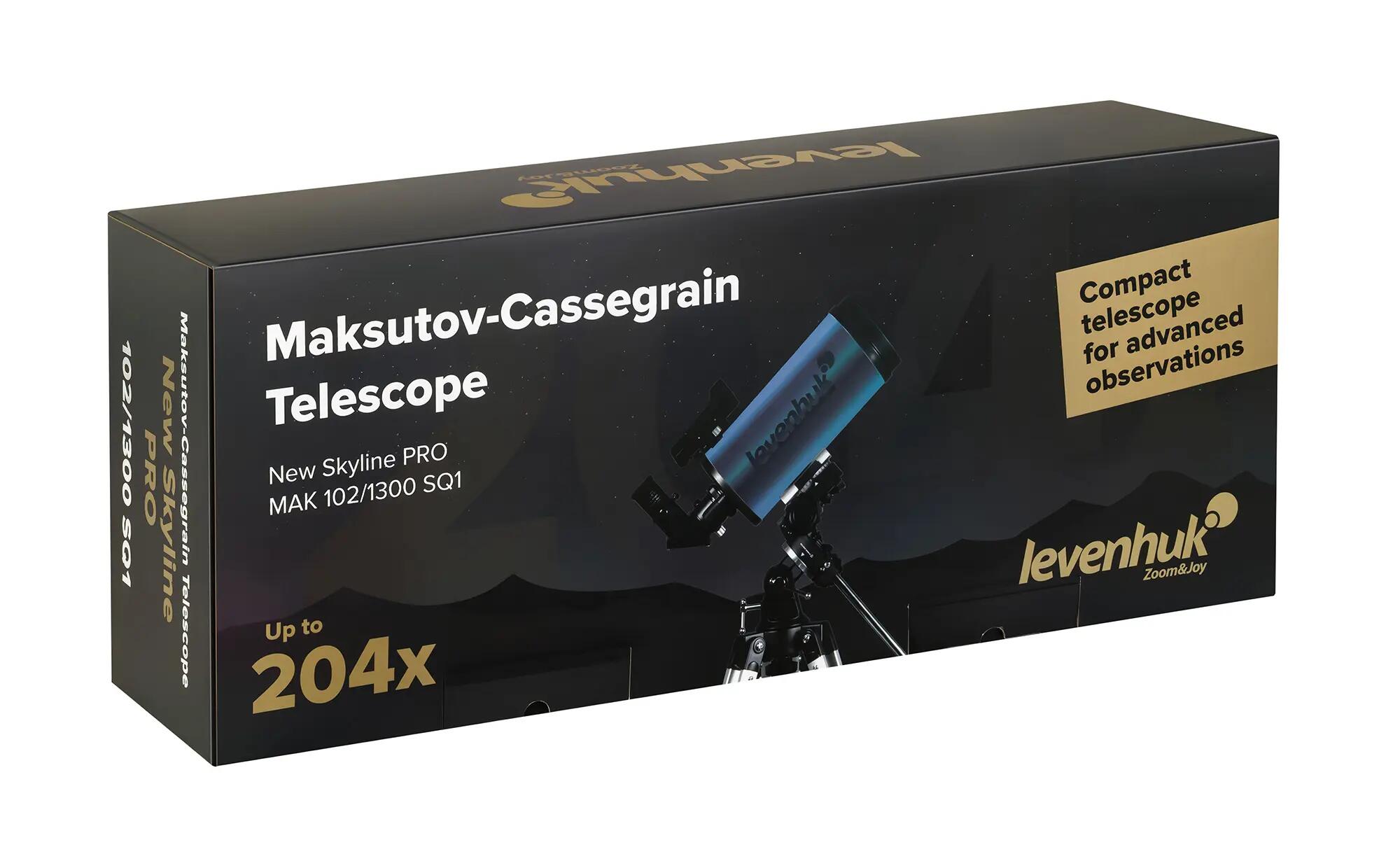 Telescopio Levenhuk New Skyline PRO MAK 102/1300 SQ1 13/13