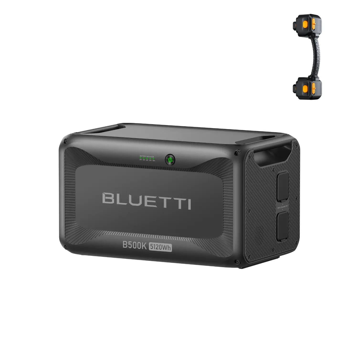 BLUETTI Bateria de expansão B500K 5120Wh para backup doméstico,emergências 1/7