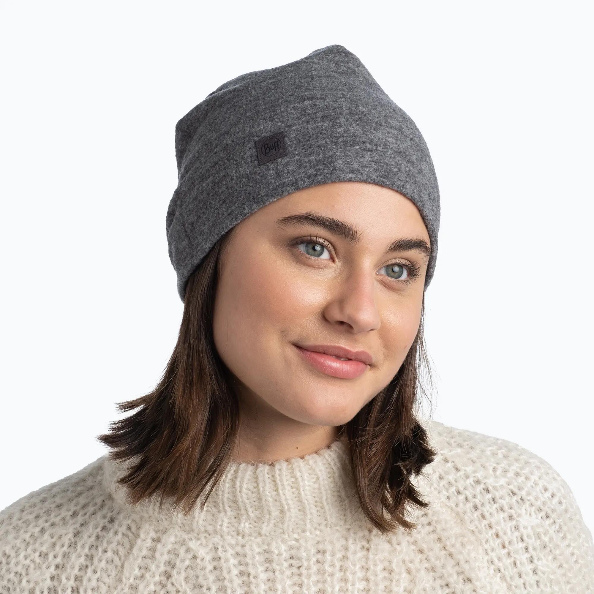 Merino Fleece Beanie one size grau - solid grey 4/7