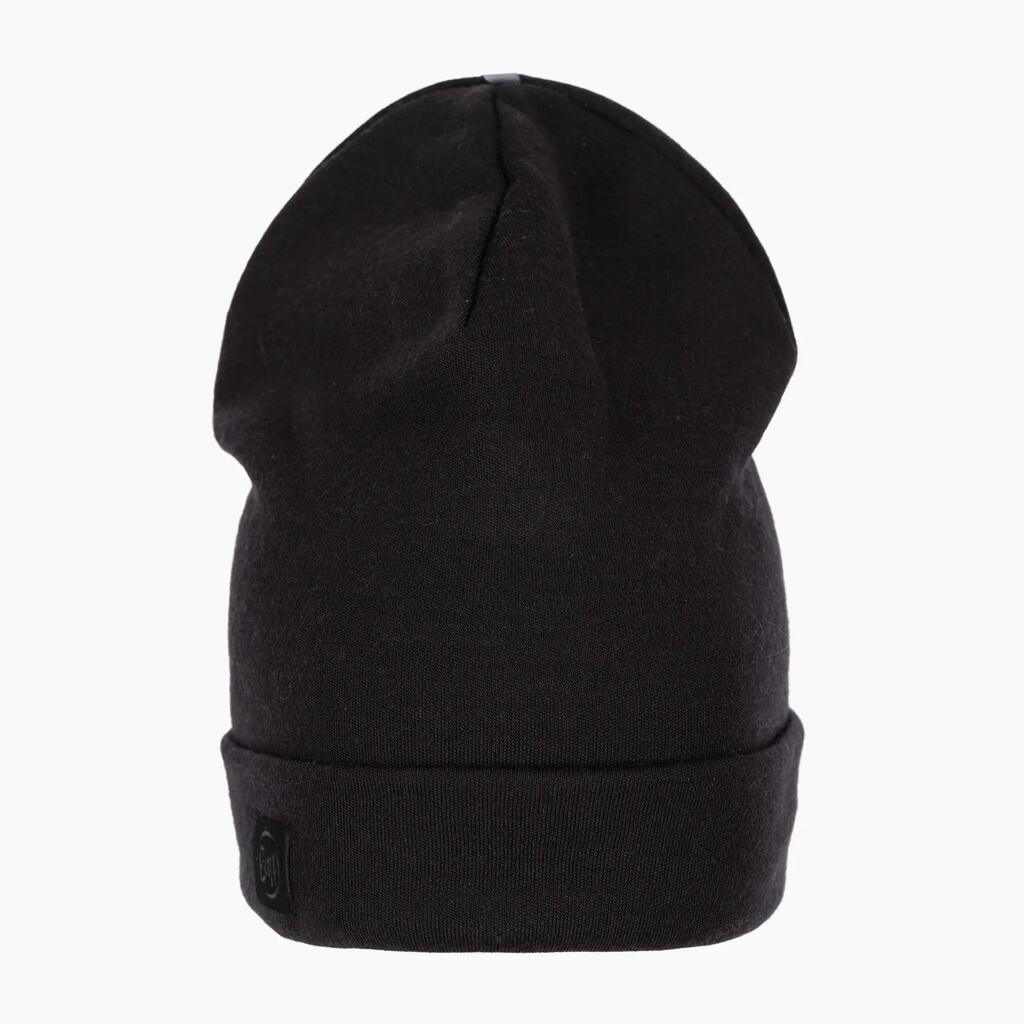 Unisex Buff Merino Heavyweight Beanie Black