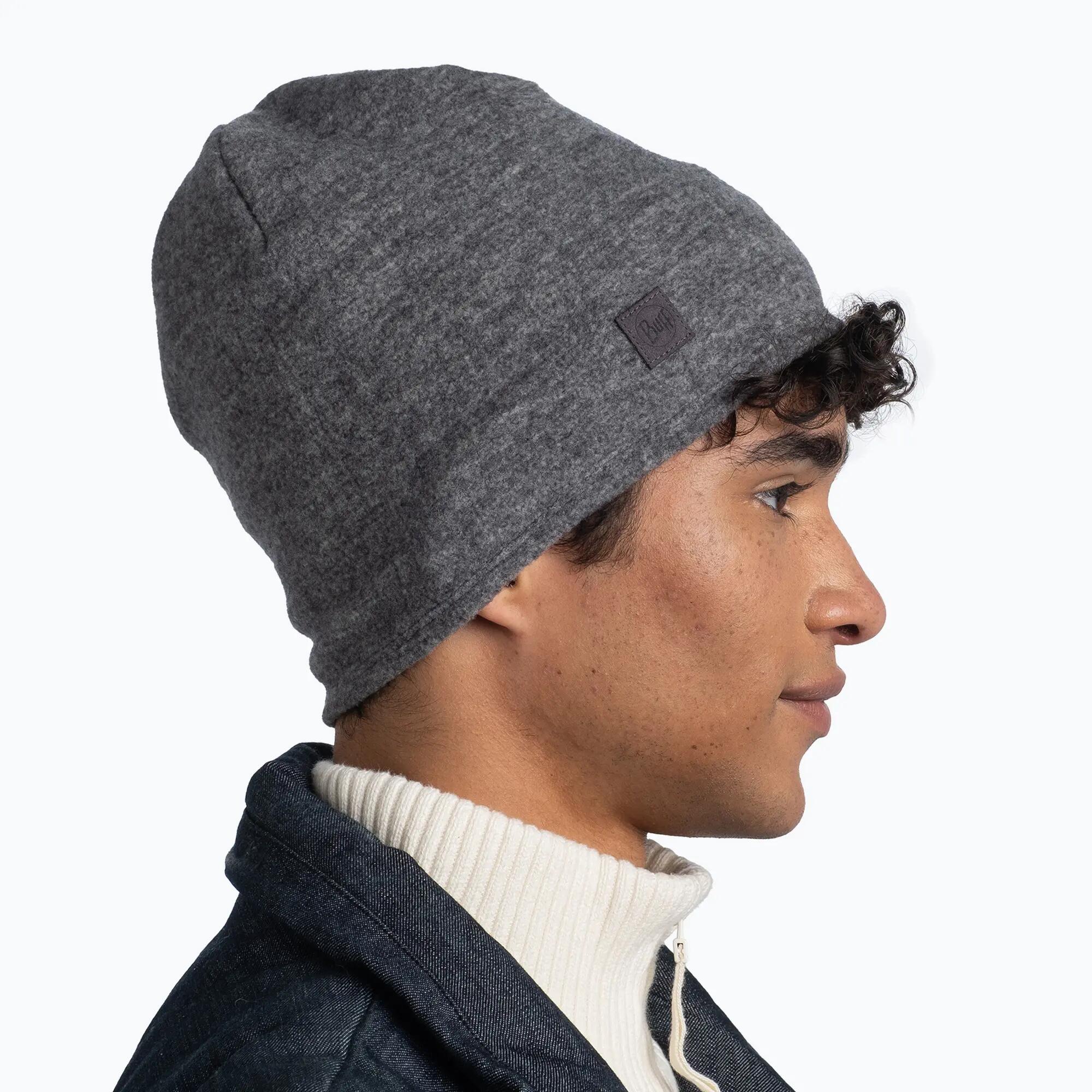 Merino Fleece Beanie one size grau - solid grey 3/7