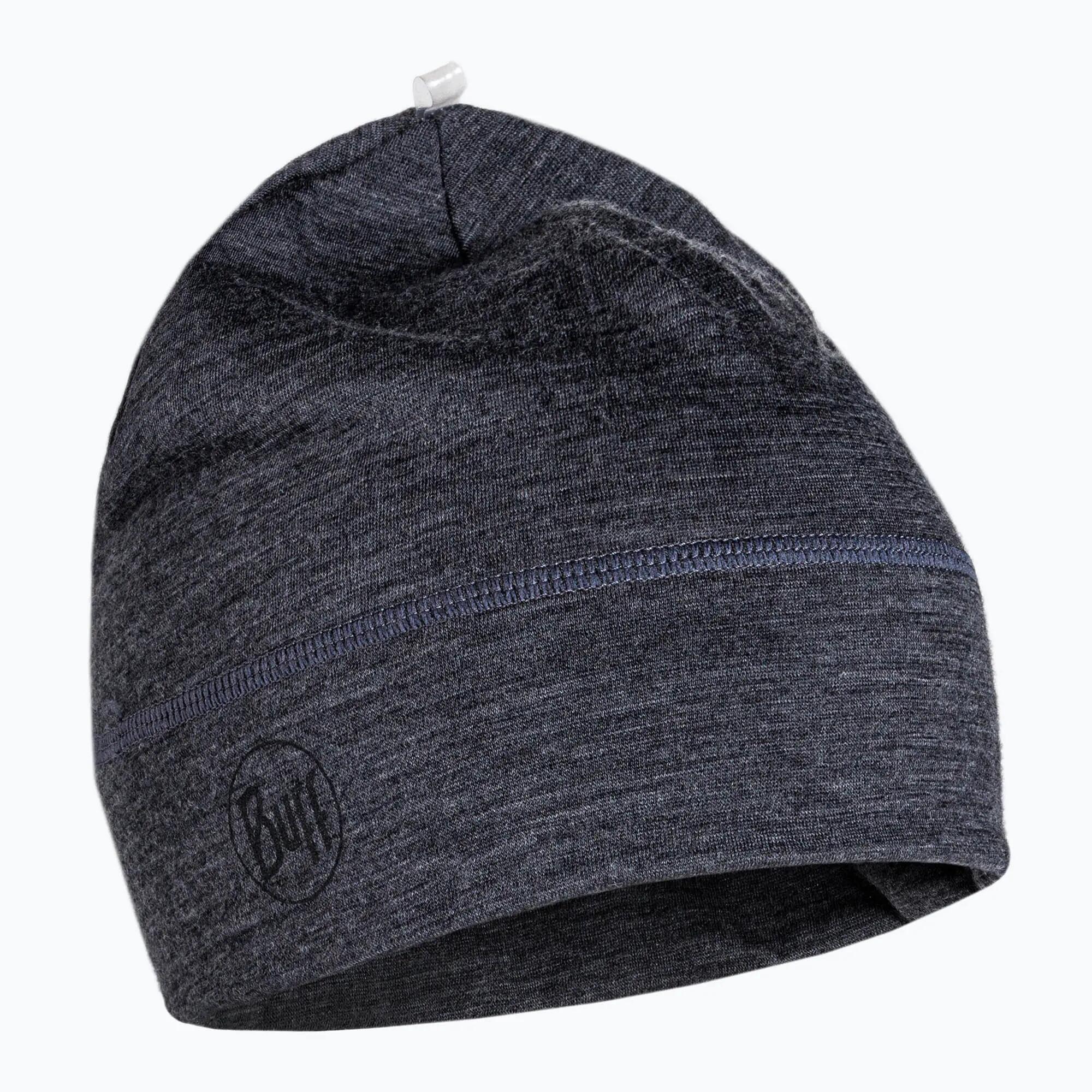 Bonnet Merino Lightweight Unisex Buff Gris TAILLE UNIQUE 2/7