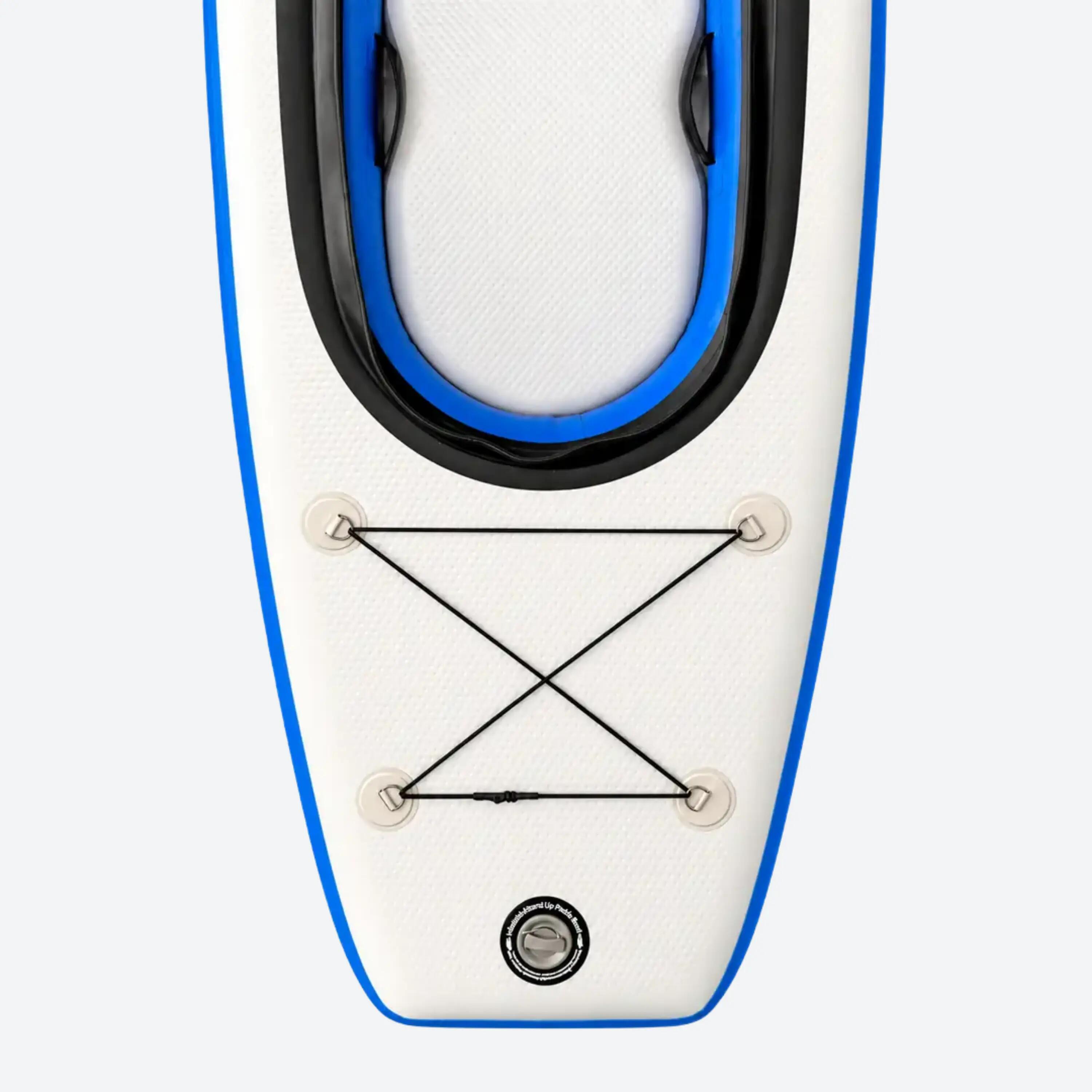 Kano ve Paddle Board Seti 2’si 1 Arada Şişme SUP - Mavi 4/4