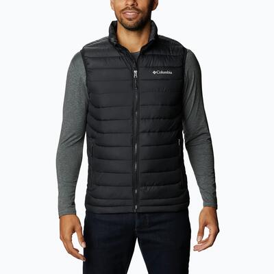 Jas trail heren powder lite ii vest - zwart