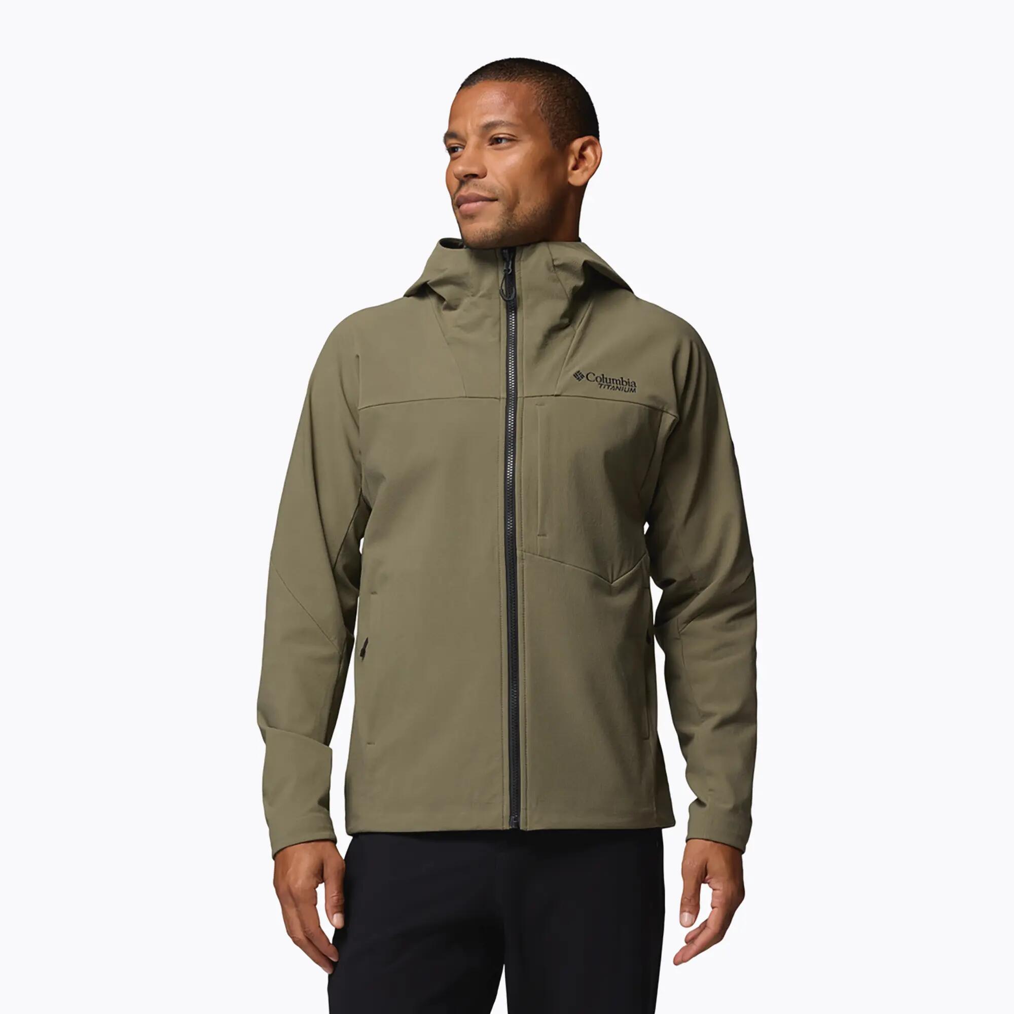Jachetă softshell pentru bărbați Columbia Tennen Mountain Hooded Softshell