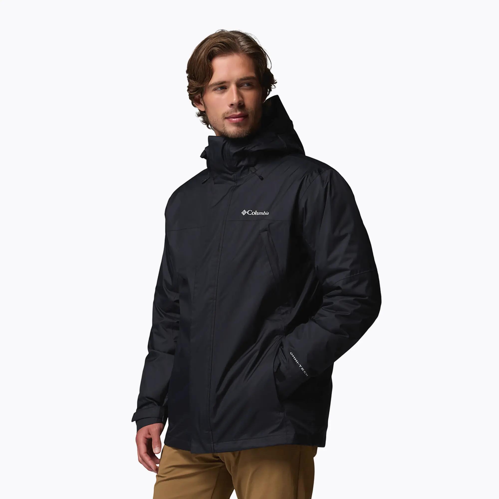 Jaqueta impermeável masculina Columbia Inner Limits Interchange 5/7