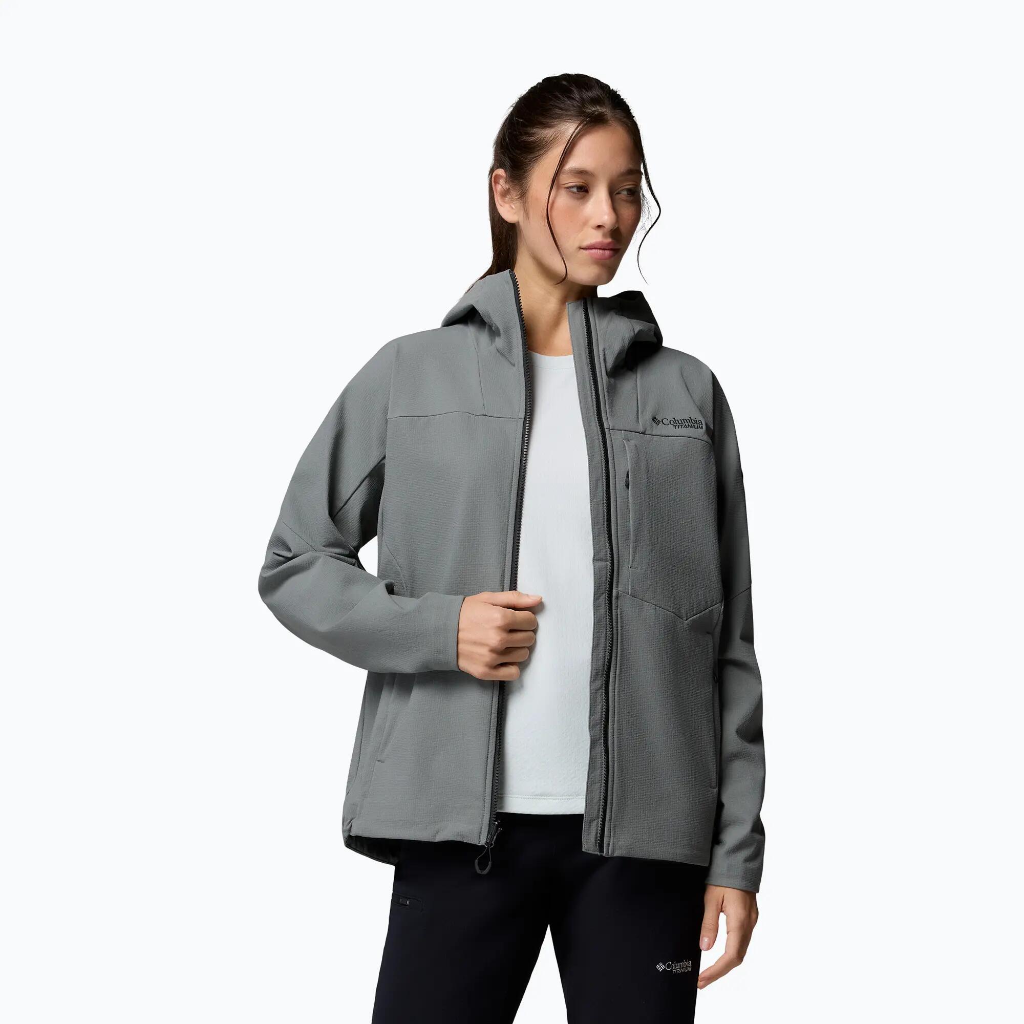 Casaco softshell feminino Columbia Tennen Mountain Hooded Softshell 5/7