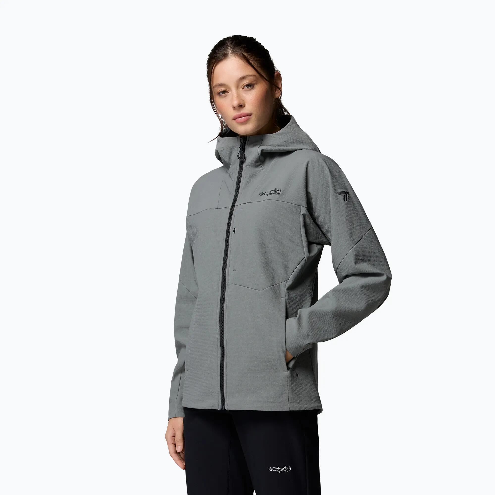 Casaco softshell feminino Columbia Tennen Mountain Hooded Softshell 4/7
