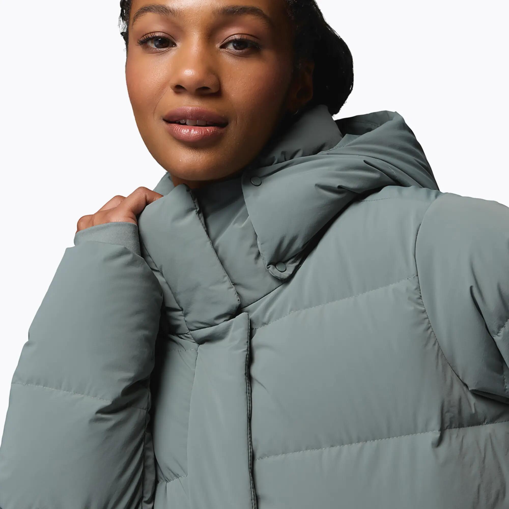 Casaco acolchoado feminino Columbia Amaze Puff Mid Hooded 6/7