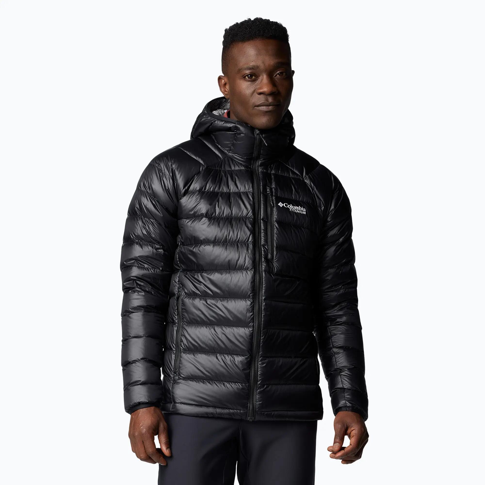 Geacă de puf pentru bărbați Columbia Arctic Crest Down Hooded