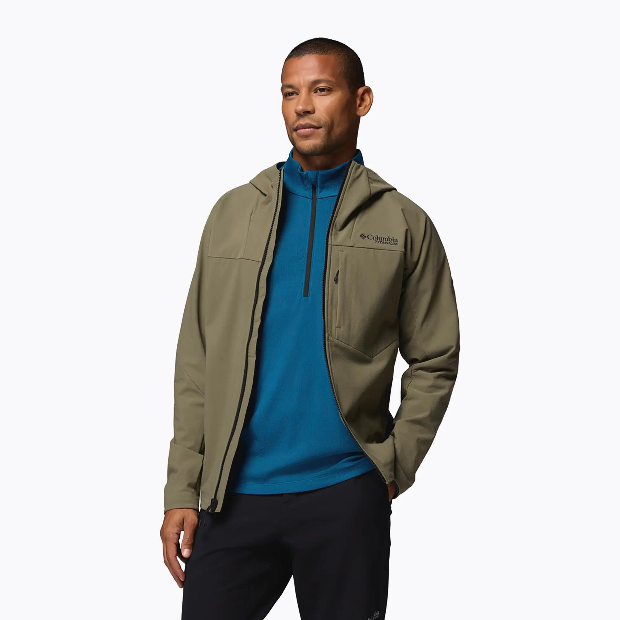 Casaco softshell masculino Columbia Tennen Mountain Hooded Softshell 4/7