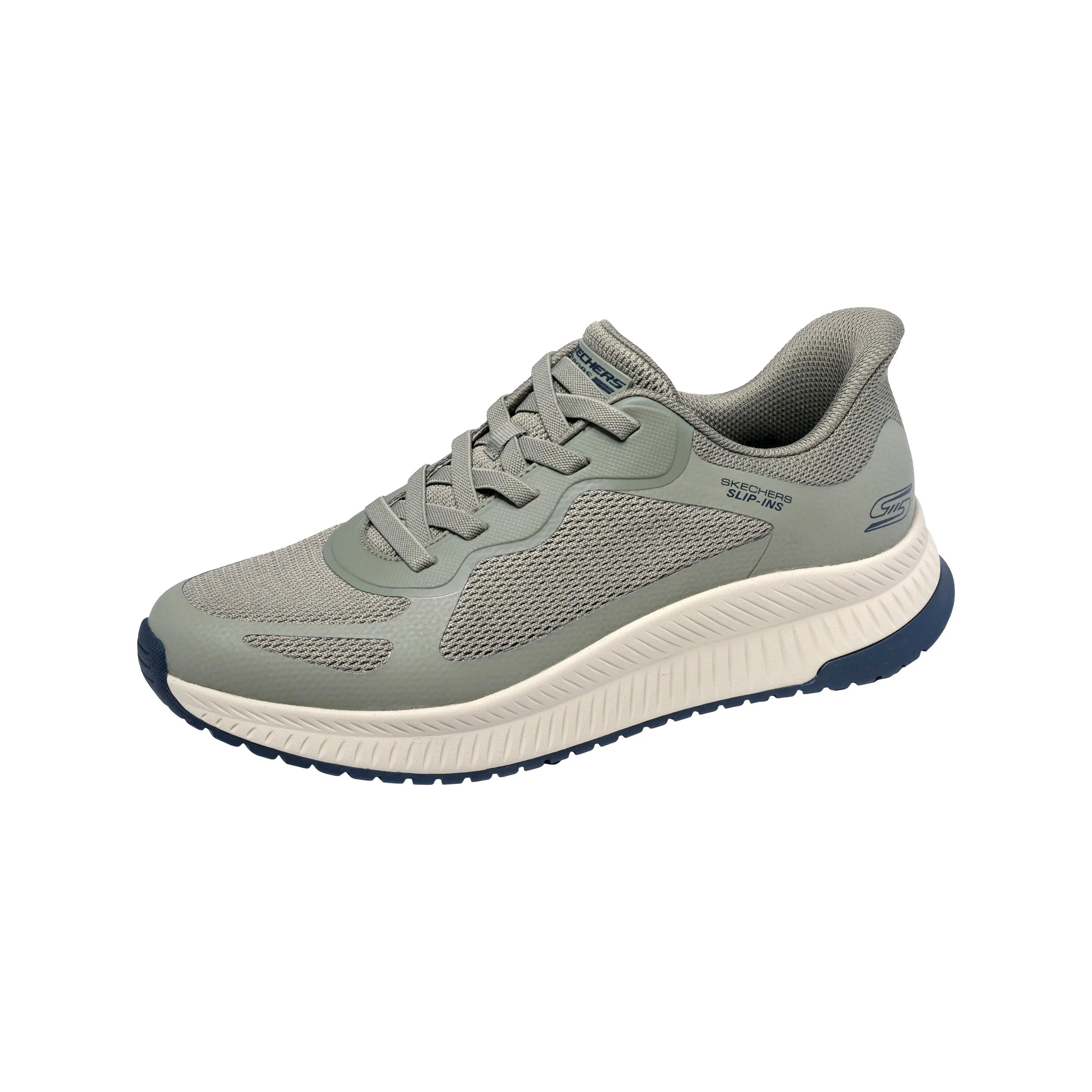 Zapatillas Skechers Hombre BOBS Squad 4 Verde 3/7