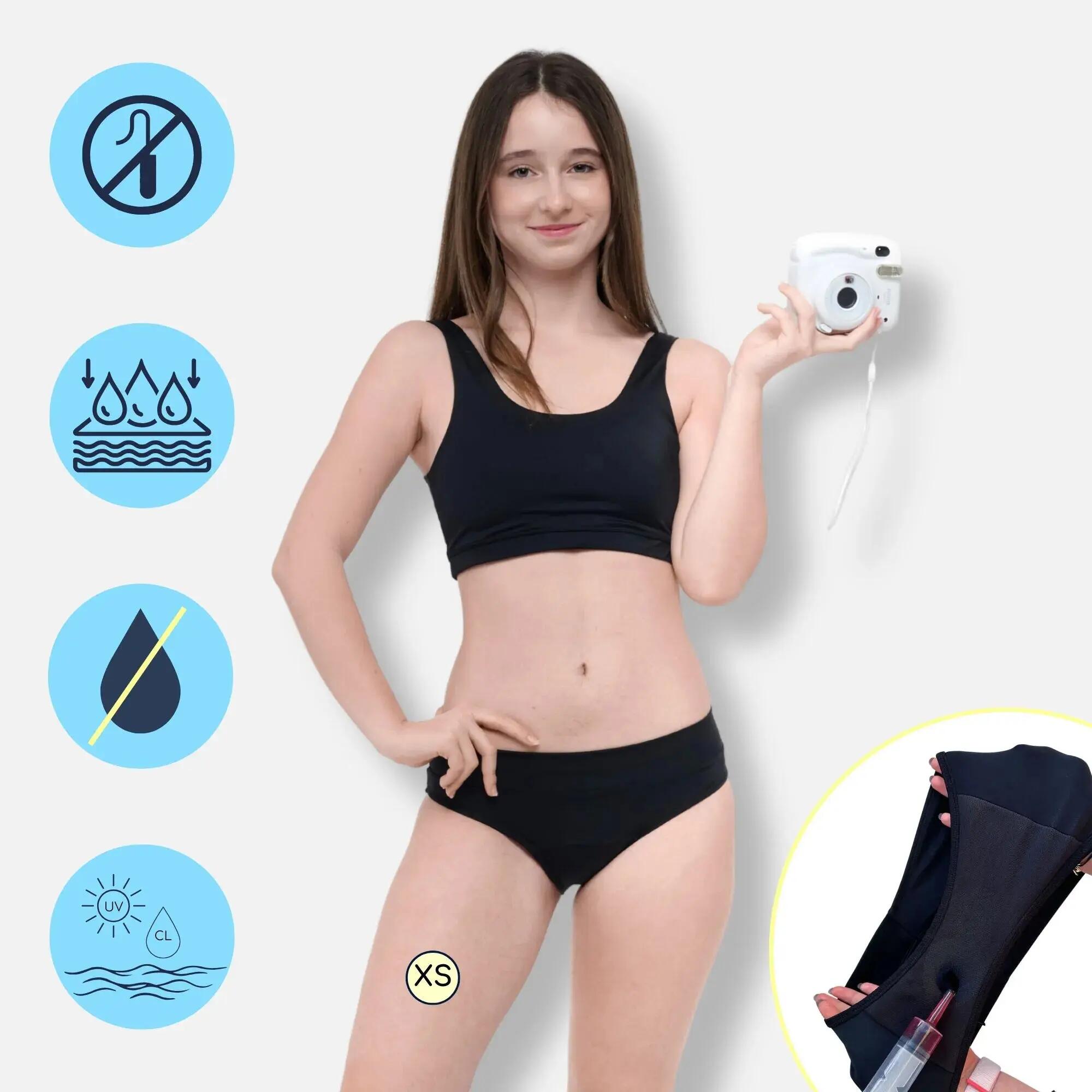 Menstruatie Bikini Broekje | Tieners | Gemiddelde Flow | ROSA 3/7