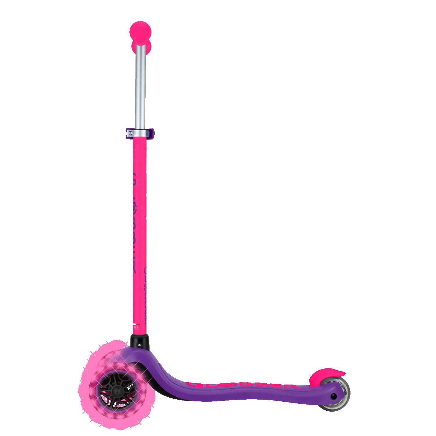 Globber Primo Plus Neon Pink 11/13