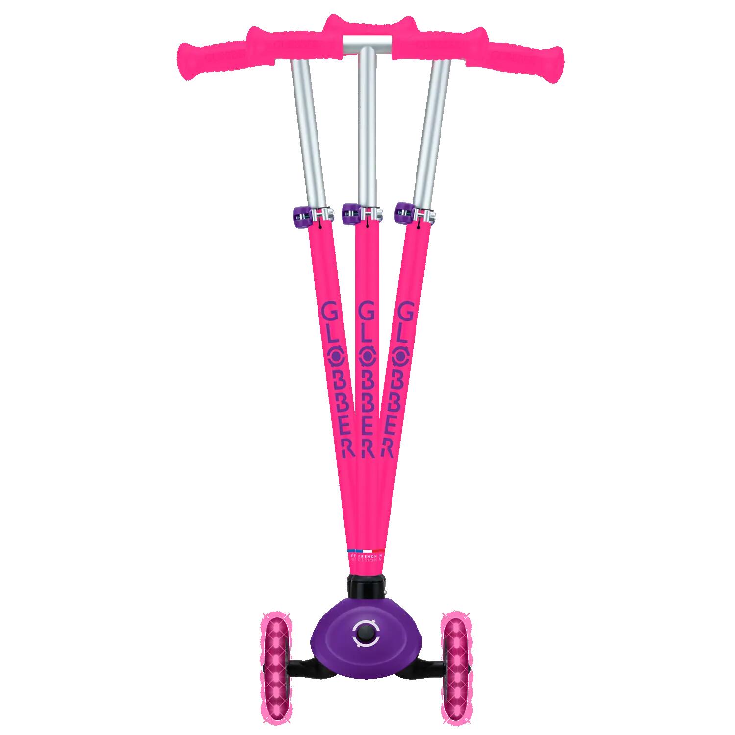 Globber Primo Plus Neon Pink 10/13