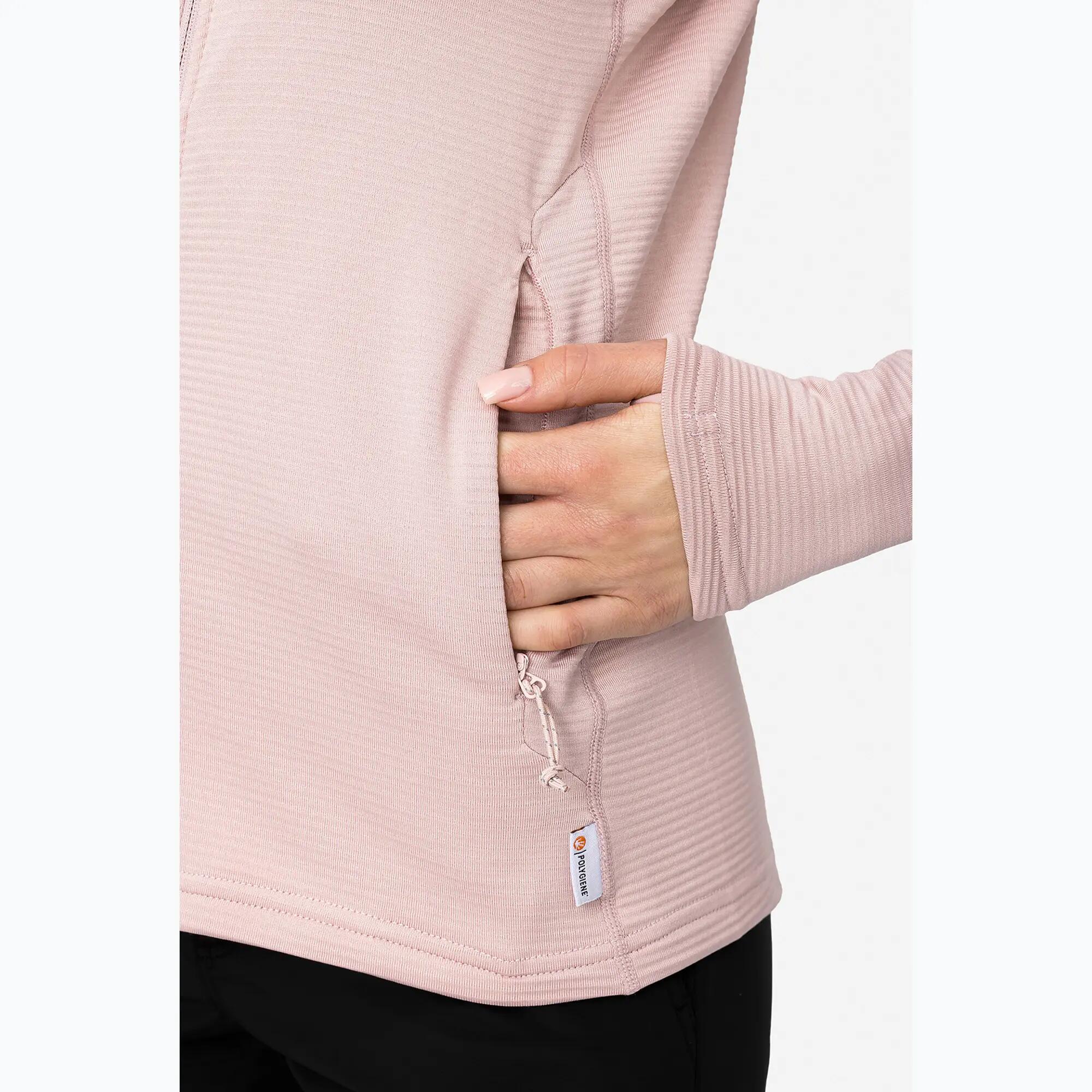 Bluza damska VIKING Birger Lady rozpinana z kapturem różowa 7/7
