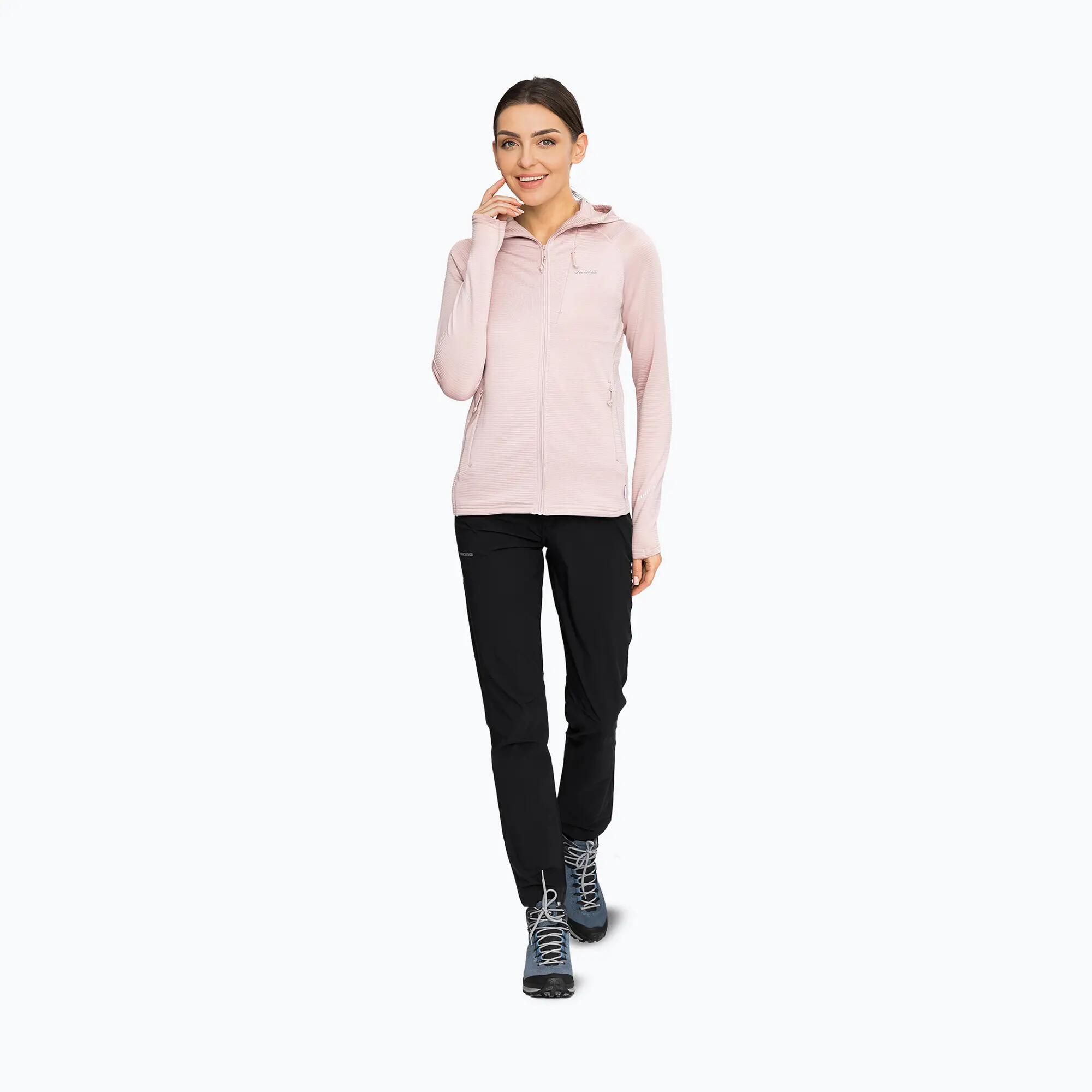 Bluza damska VIKING Birger Lady rozpinana z kapturem różowa 4/7