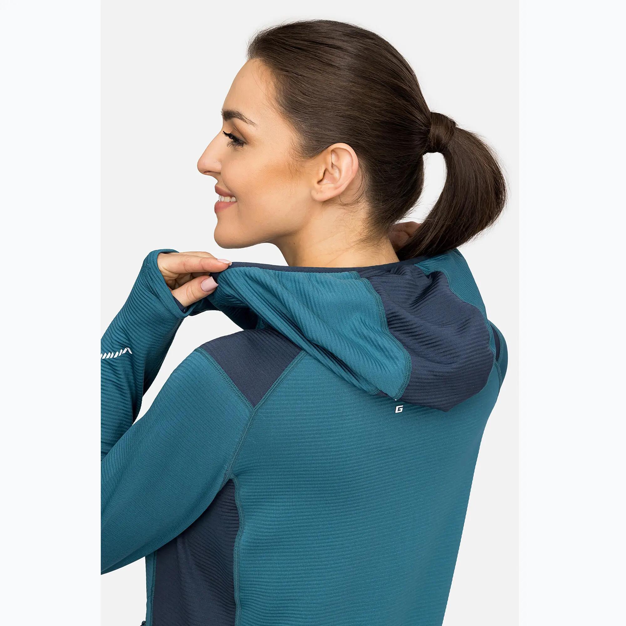 Bluza damska VIKING Birger Lady rozpinana z kapturem niebiesko granatowa 5/7