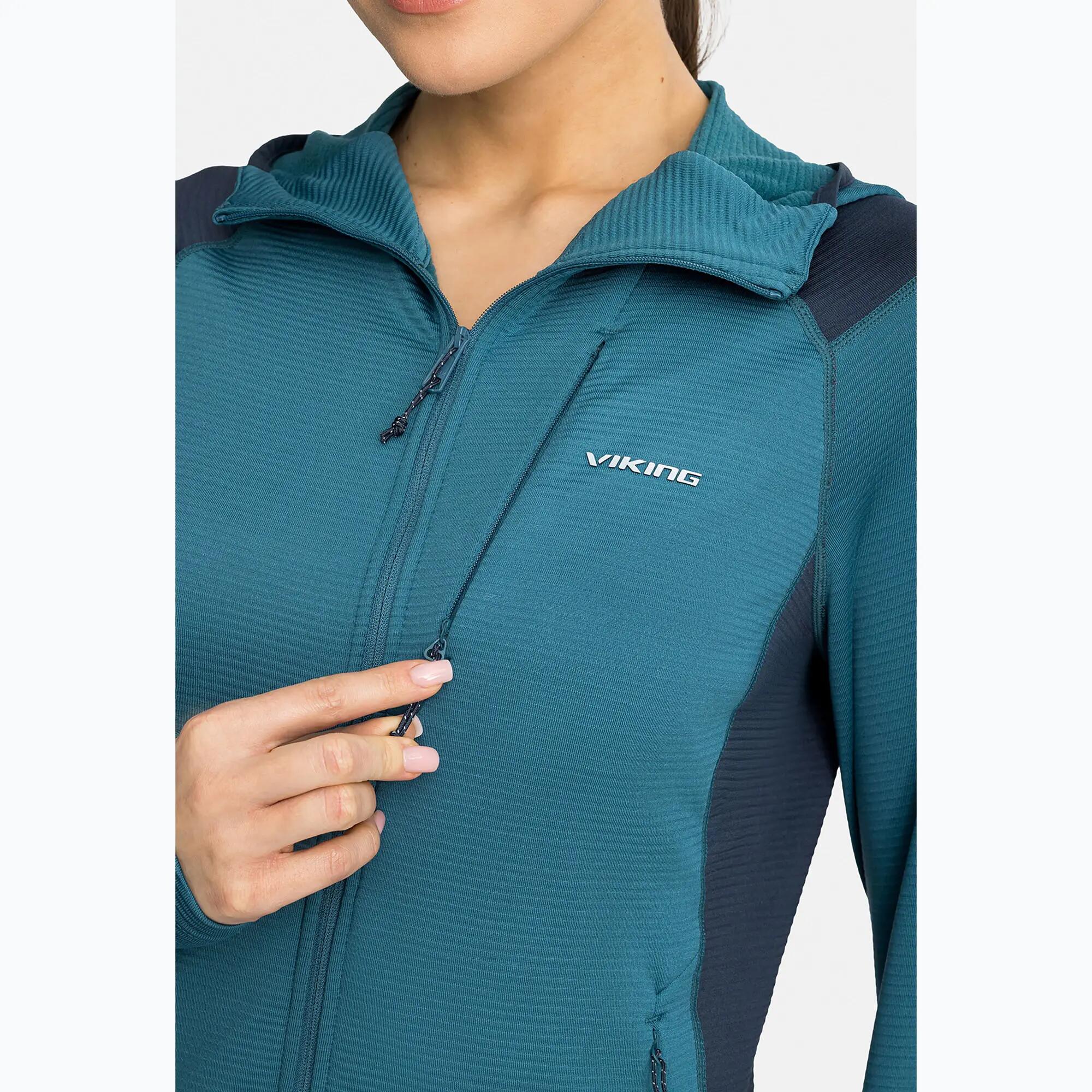 Bluza damska VIKING Birger Lady rozpinana z kapturem niebiesko granatowa 6/7