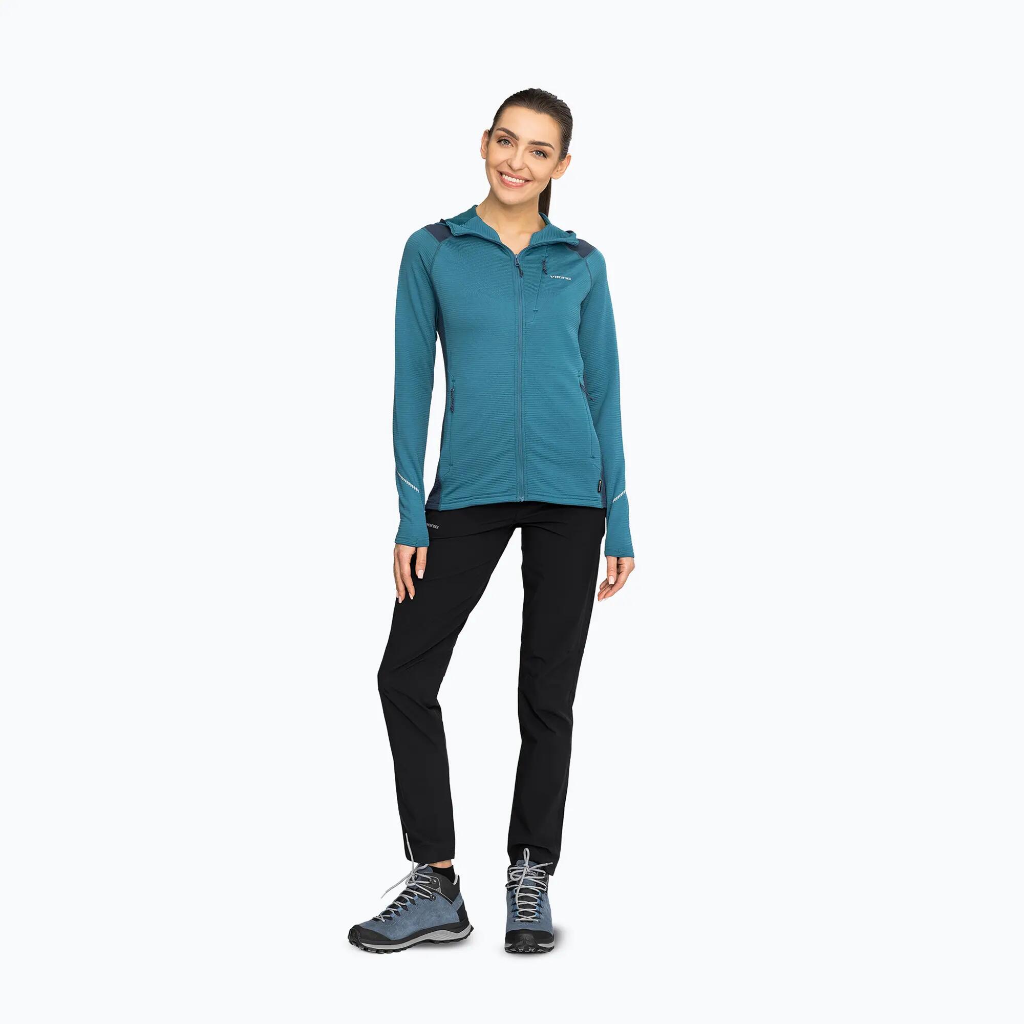 Bluza damska VIKING Birger Lady rozpinana z kapturem niebiesko granatowa 2/7