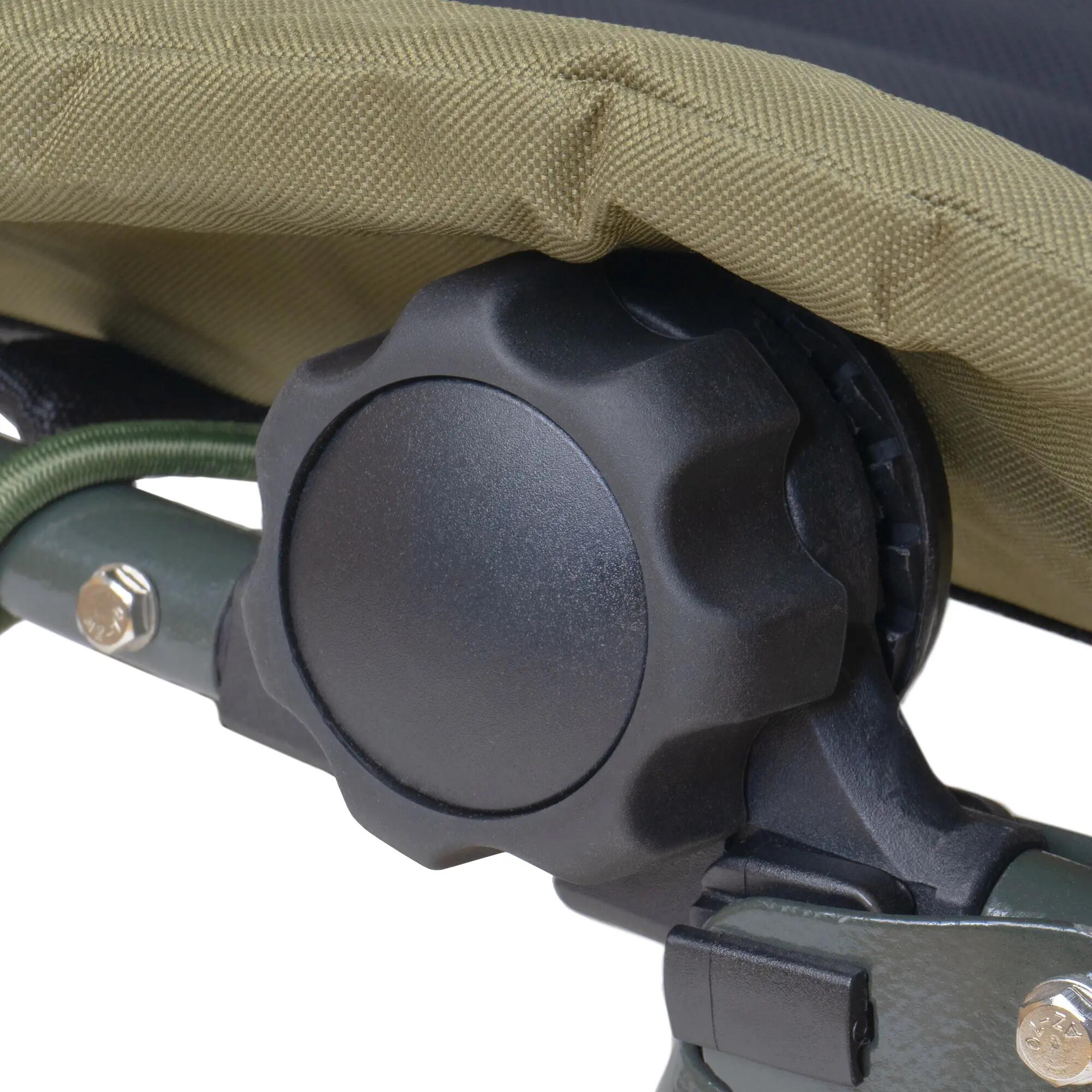 Karpfenliege XXL, 200 x 81 x 41-98 cm, Campingliege, faltbares Feldbett 8/10