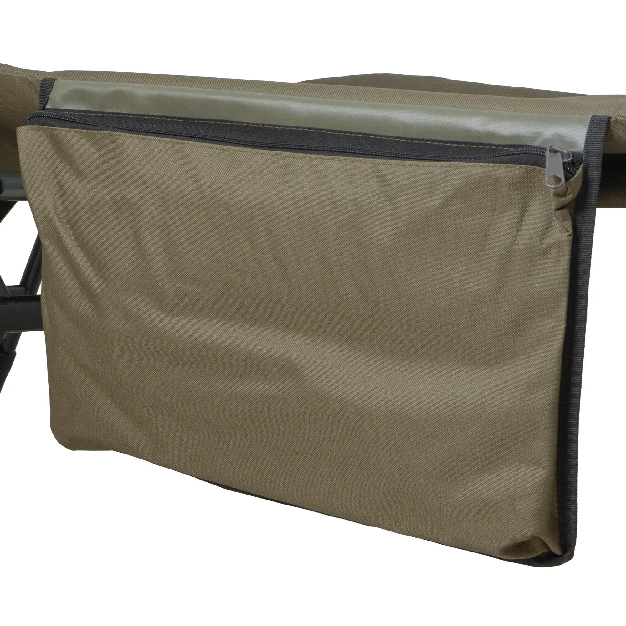 Karpfenliege XXL, 200 x 81 x 41-98 cm, Campingliege, faltbares Feldbett 6/10