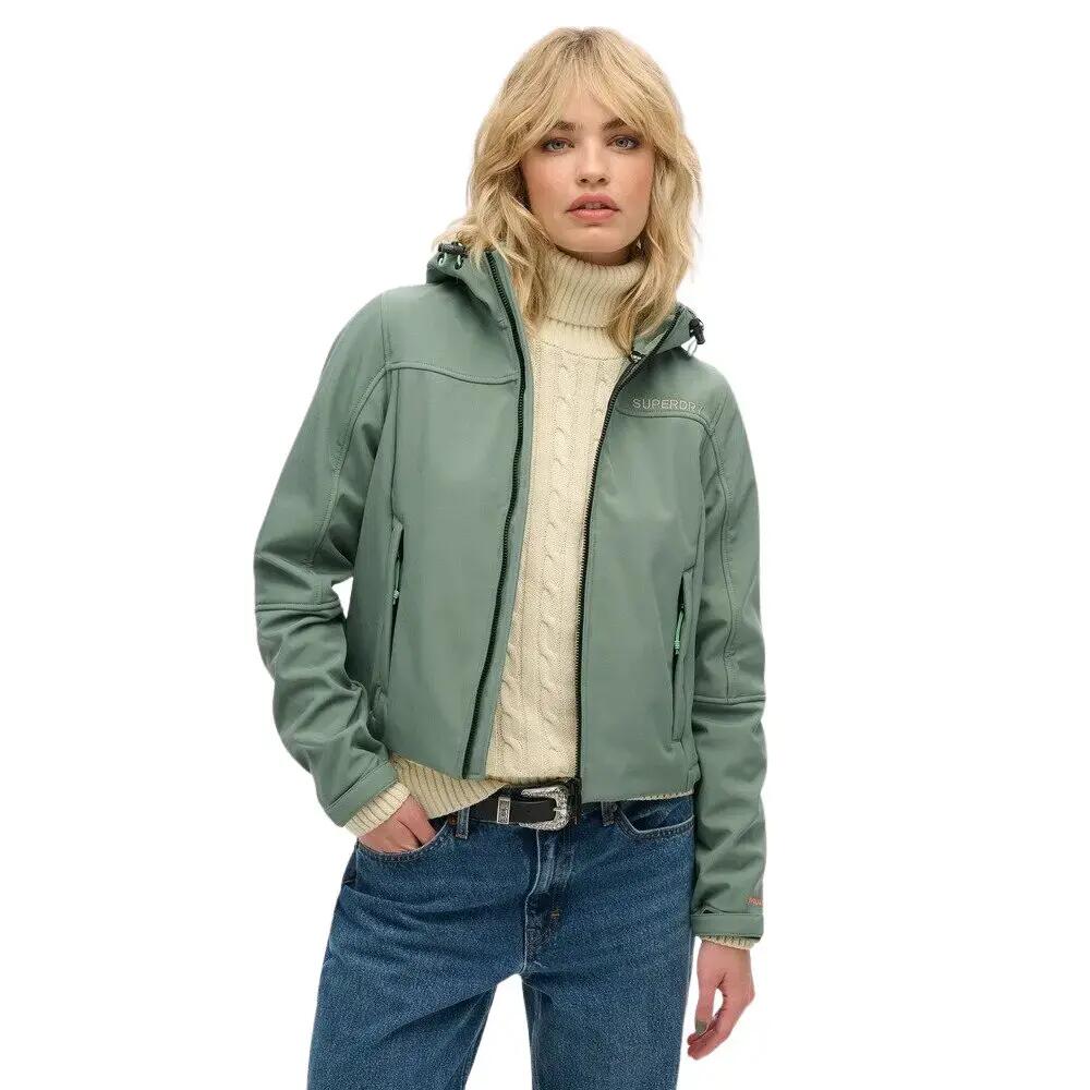 Wanderjacke mit Kapuze aus Softshell 3/7
