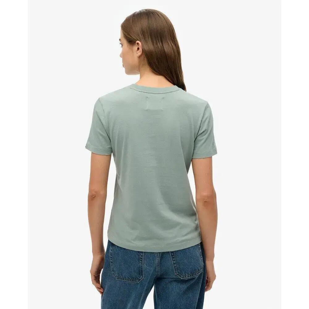 Strassos női slim póló Superdry Vintage Logo 3/4