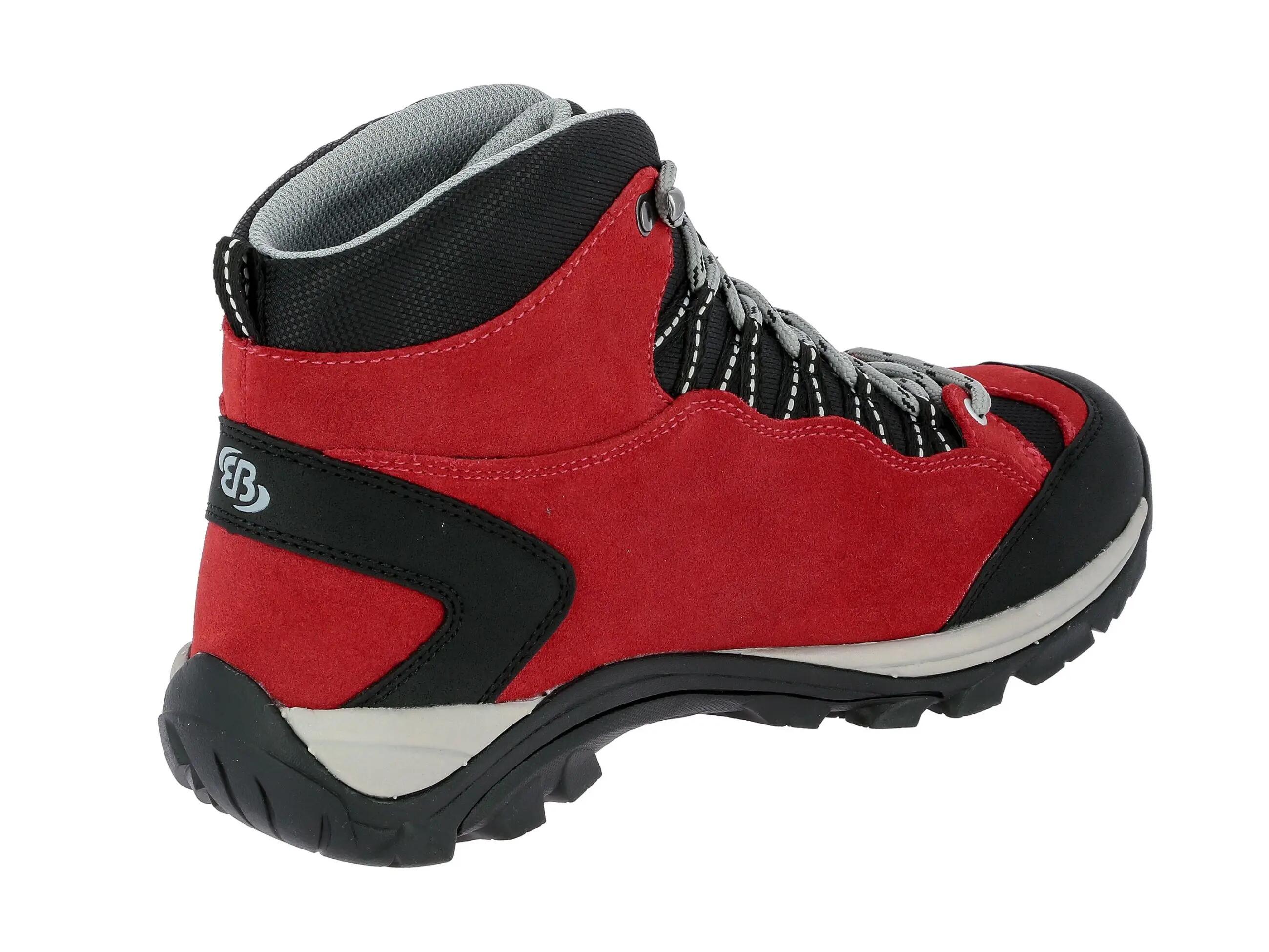 Dámské turistické boty Mount Bona High – červeno-černé 4/6