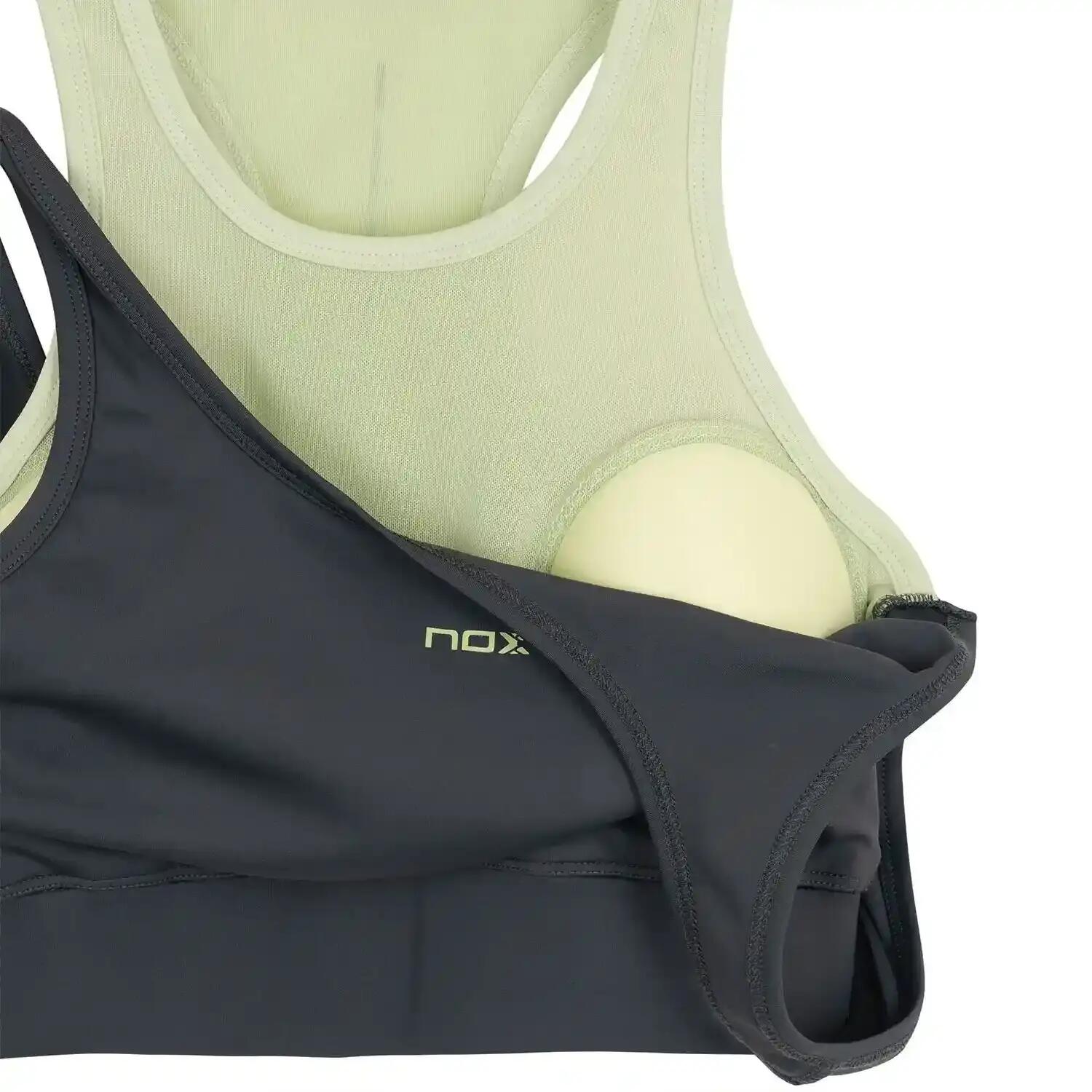 Reggiseno sportivo donna Pro Grigio antracite 3/5