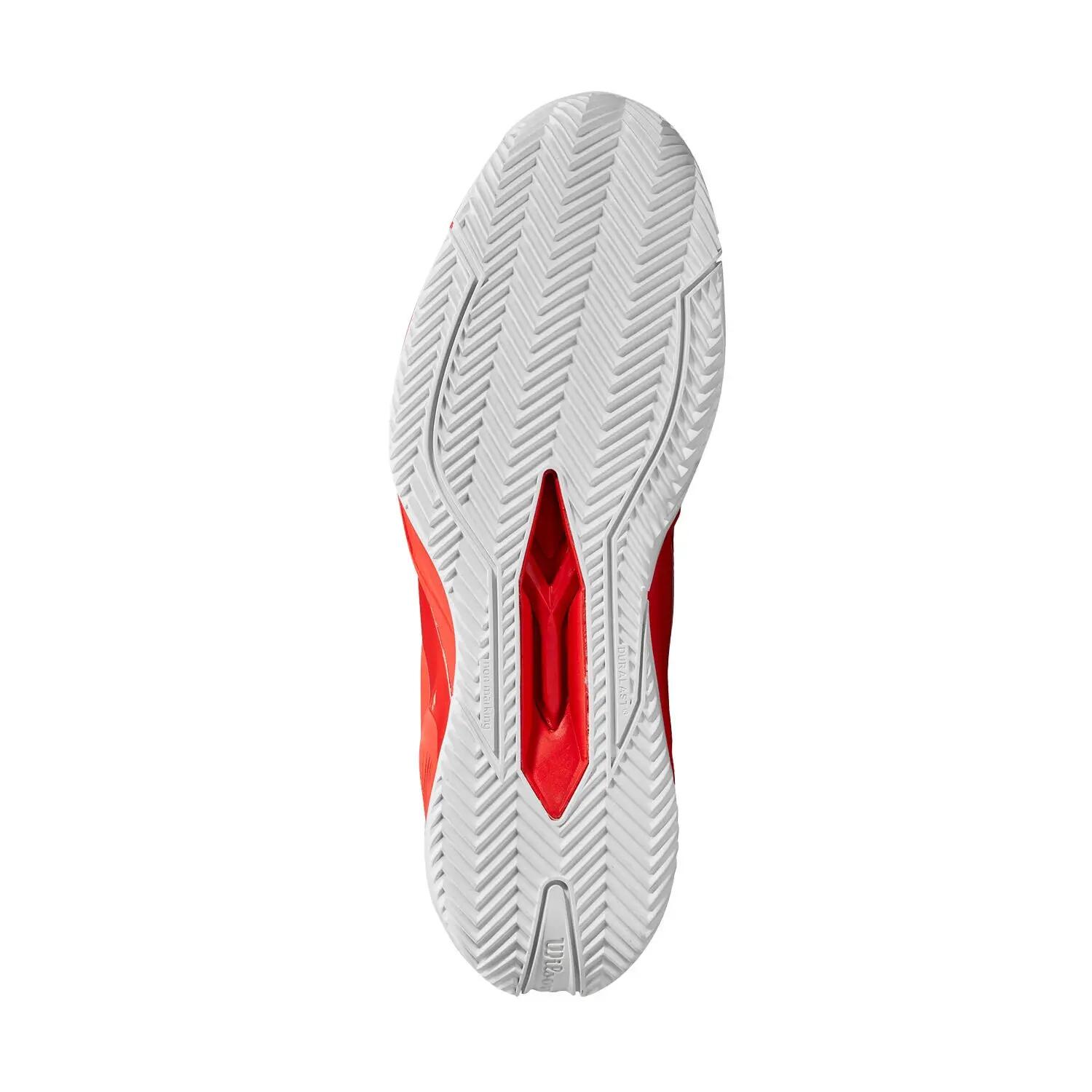 Chaussures sport Wilson Rush Pro 4.5 Clay rouge 6/6
